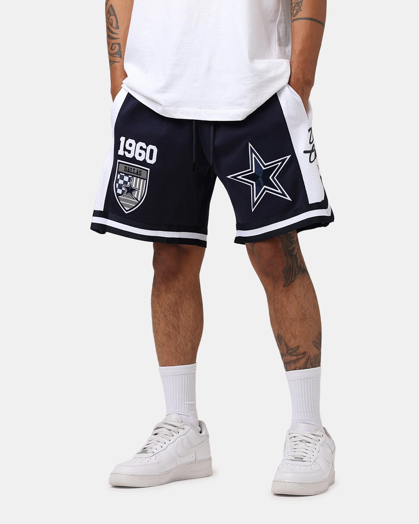 Pro Standard Dallas Cowboys Fast Lane 2.0 Shorts Midnight Navy Dynamic Tension Control