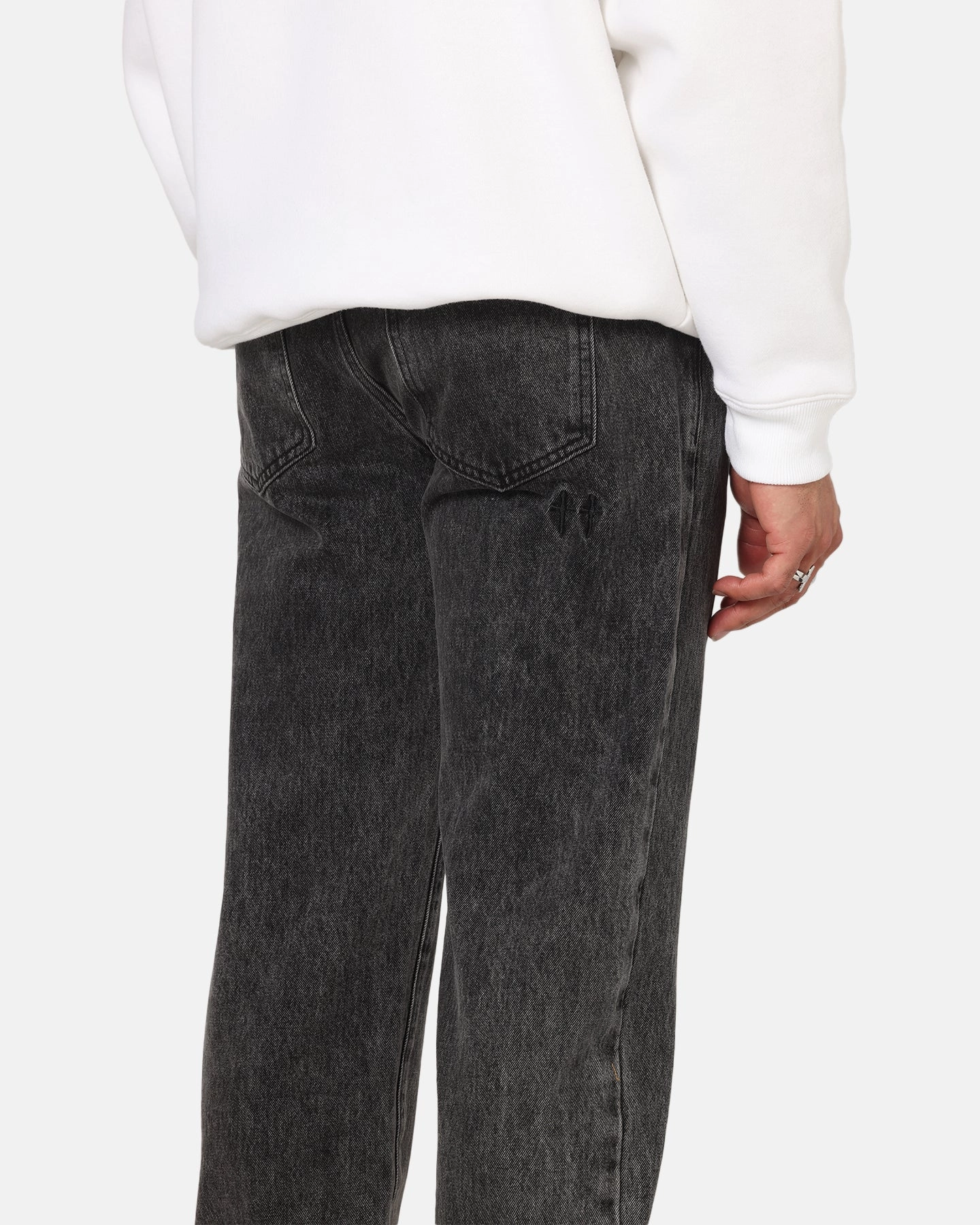 Relaxed Feel Simple Wear Saint Morta Psykhe Jeans Sulphur Grey