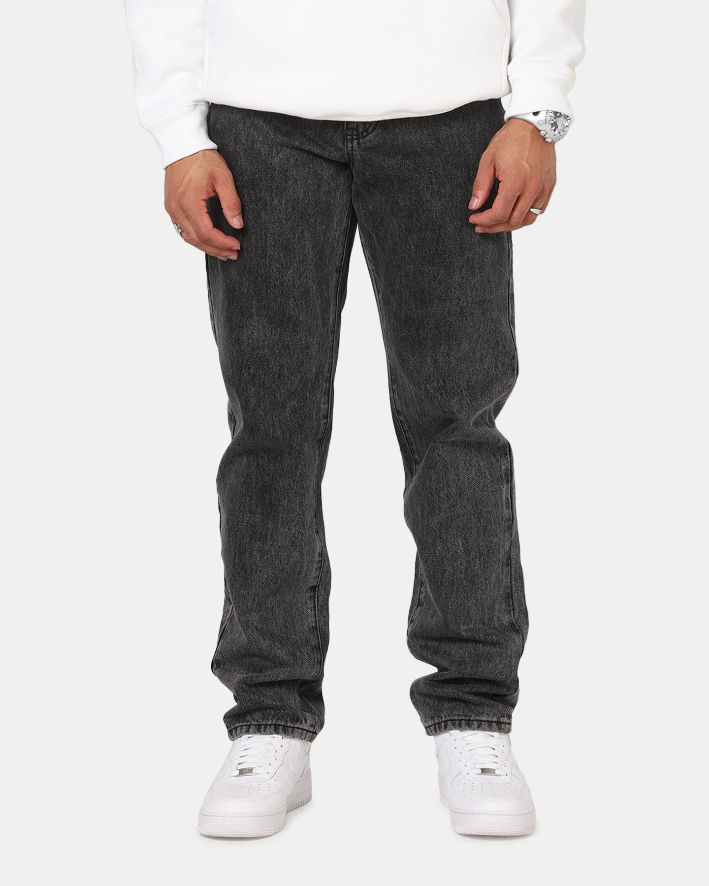 Saint Morta Psykhe Jeans Sulphur Grey Classic Wear Textured Timeless casual