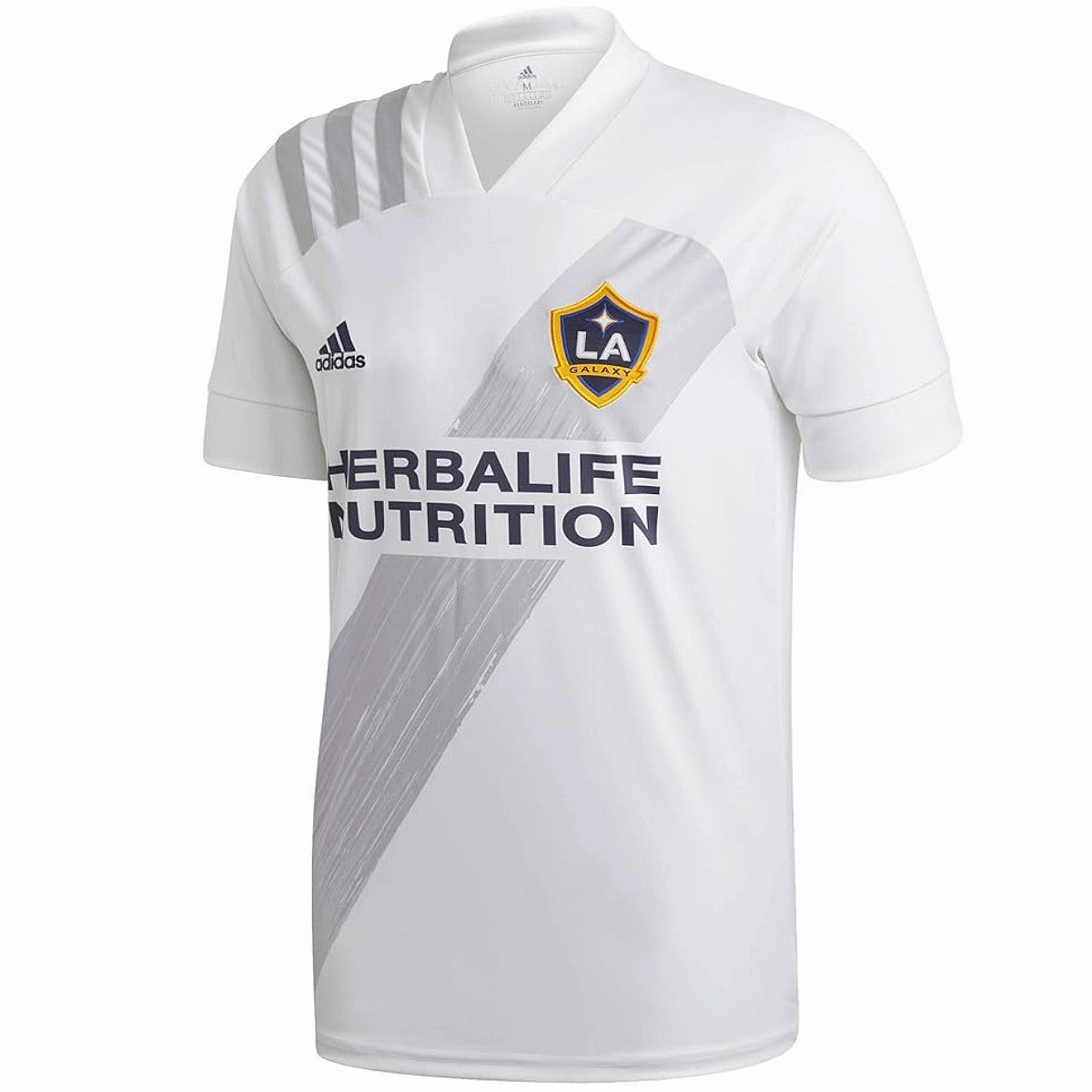 color venue Quick Release Fastener LA Galaxy Home soccer jersey 2021 - Adidas