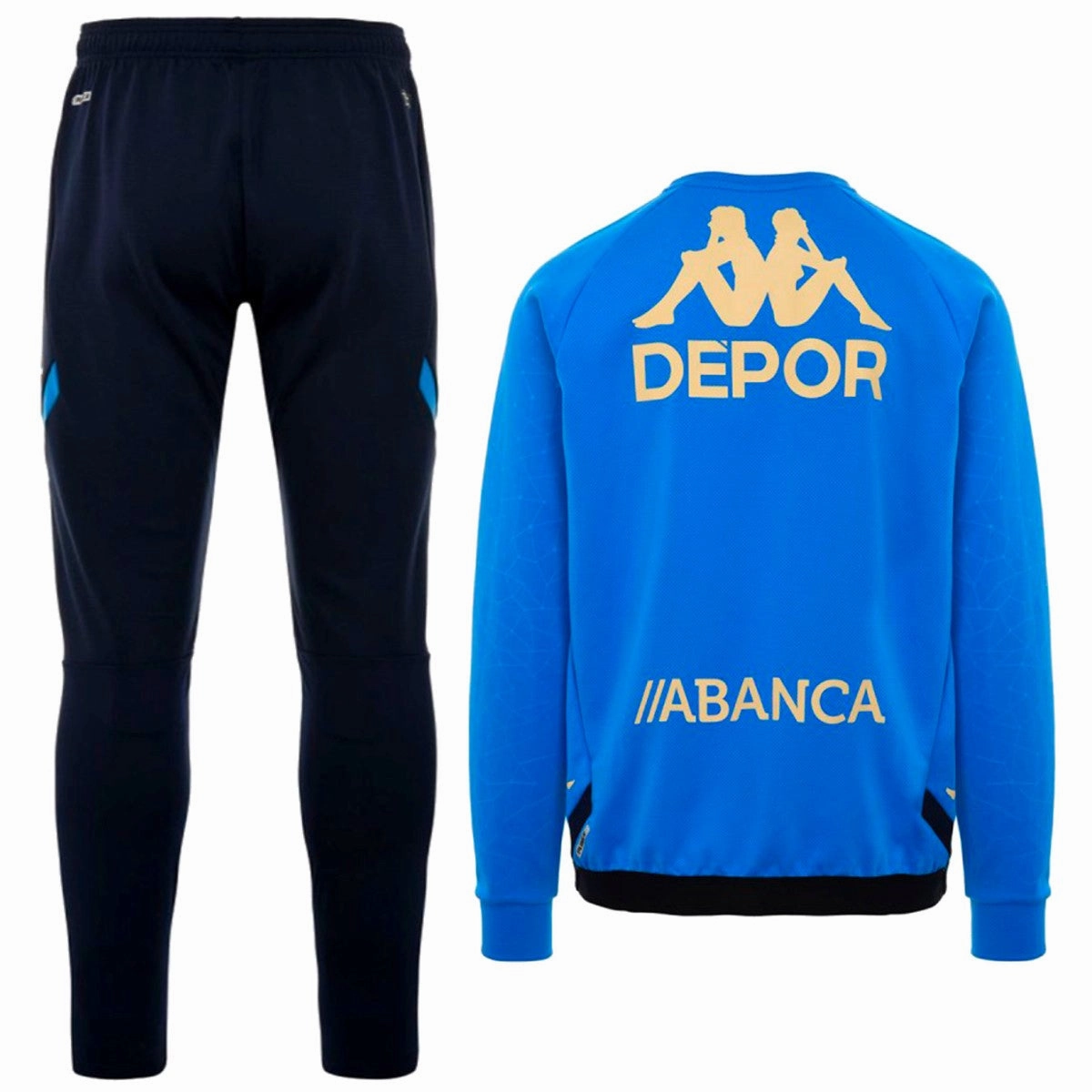 Cashmere Adjustable Tension Systems Deportivo La Coruna training sweat tracksuit 2022/23 - Kappa