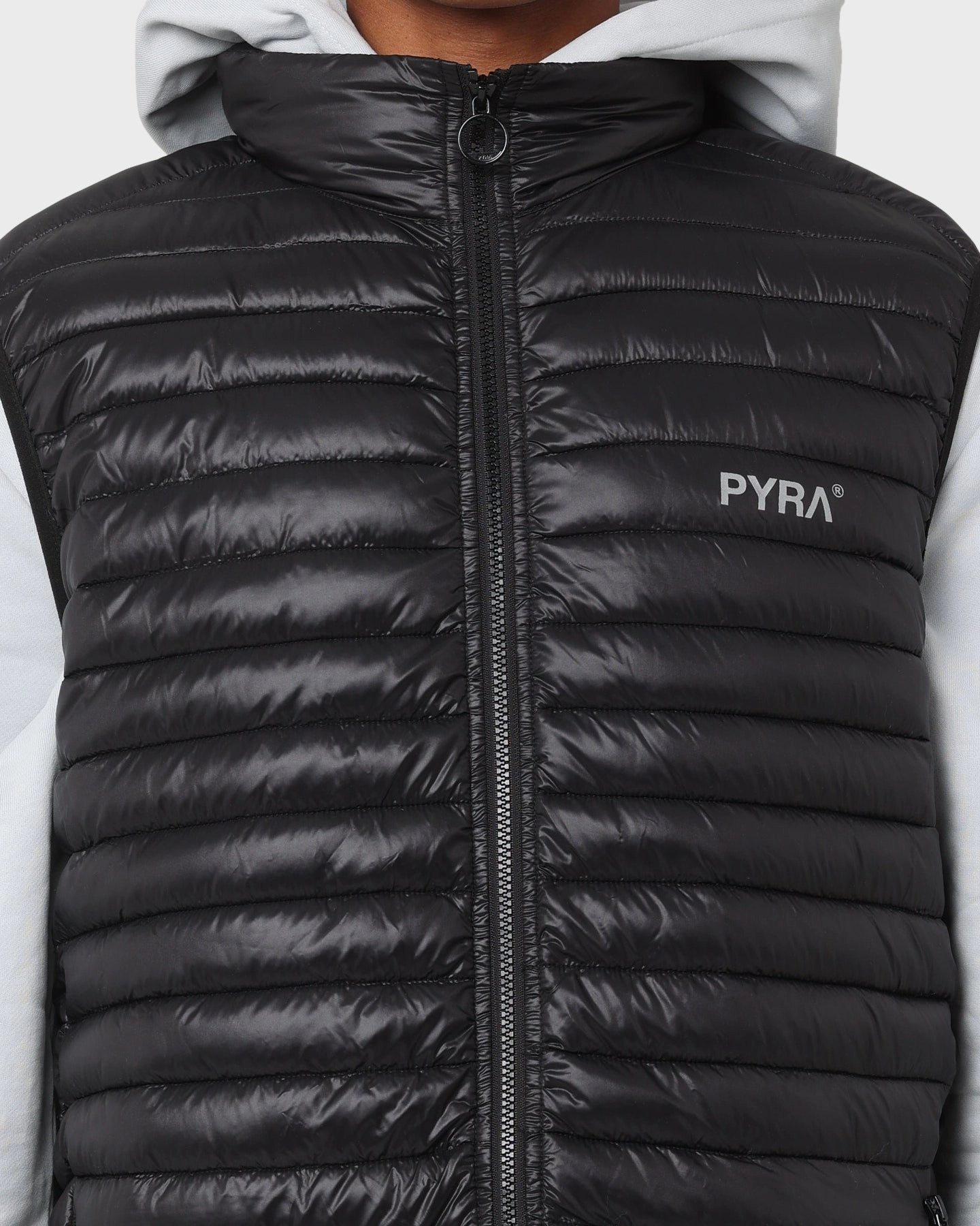 PYRA Summit Puffa Vest Black Sport Inspired All-Season Outerwear