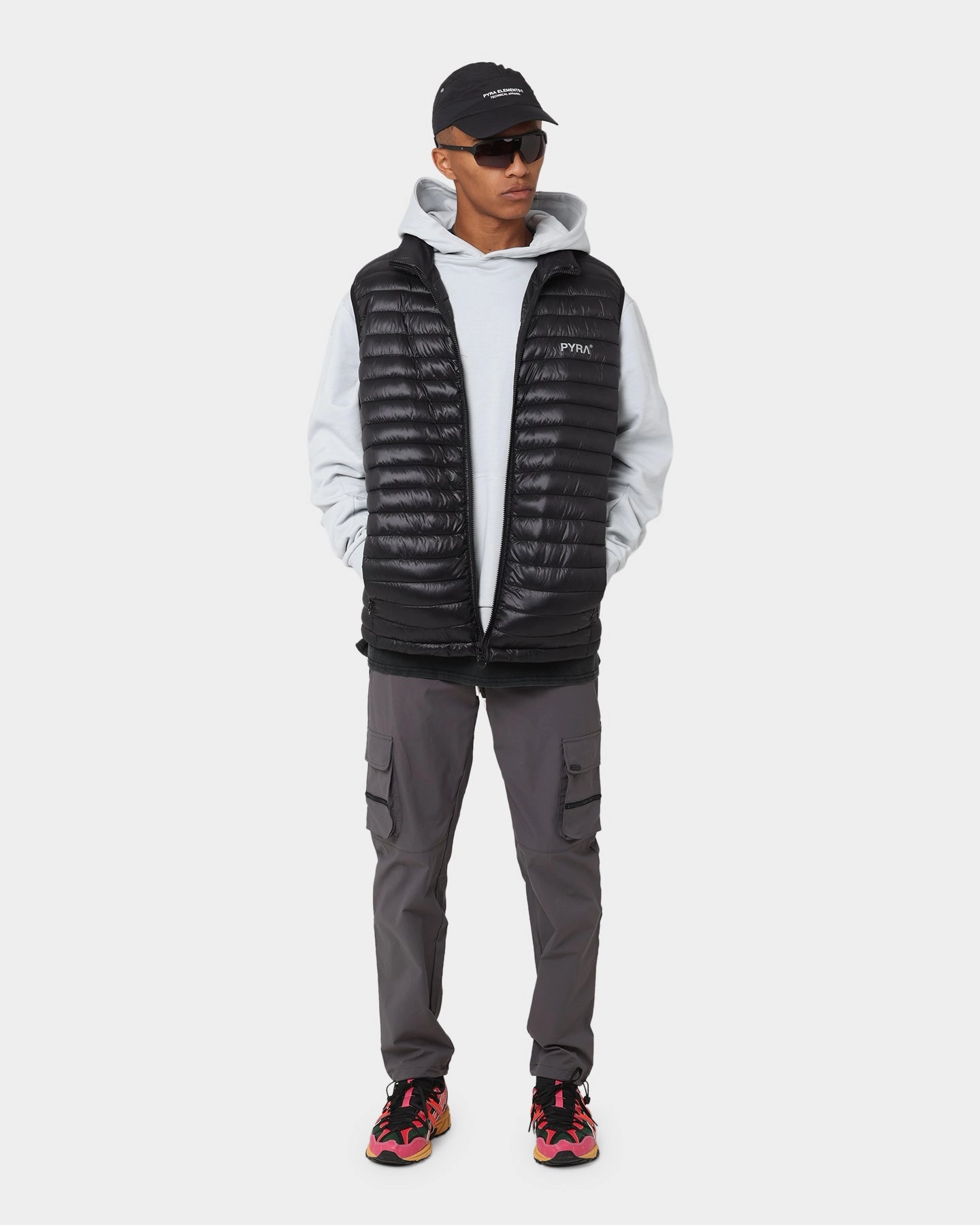 windproof PYRA Summit Puffa Vest Black