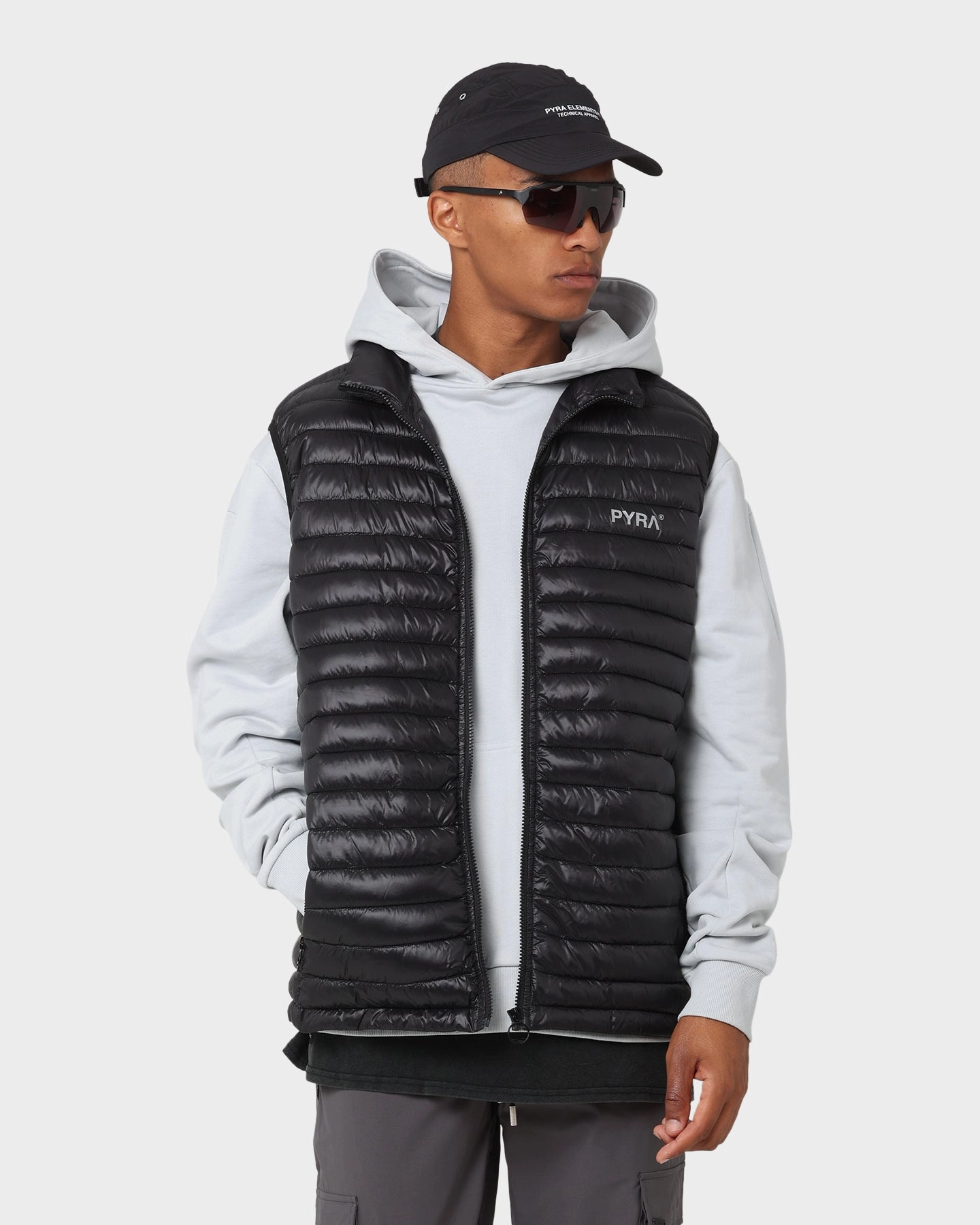 PYRA Summit Puffa Vest Black Street Cool