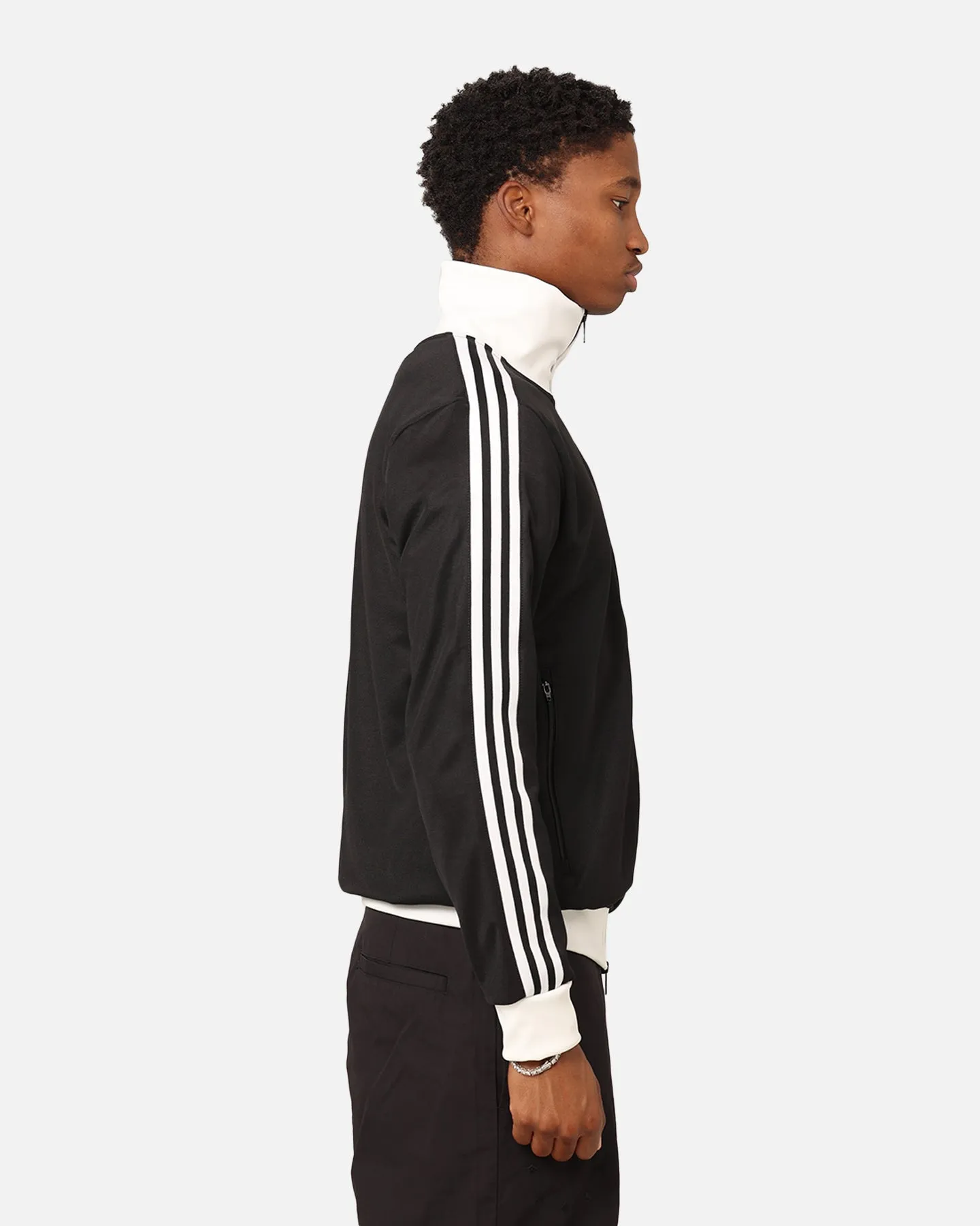 Adidas Adicolour Classics Beckenbauer Track Jacket Black/White rainy - day gear
