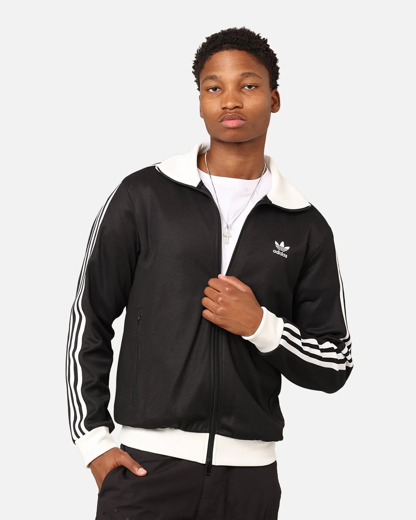Chill Proof Roll Adidas Adicolour Classics Beckenbauer Track Jacket Black/White