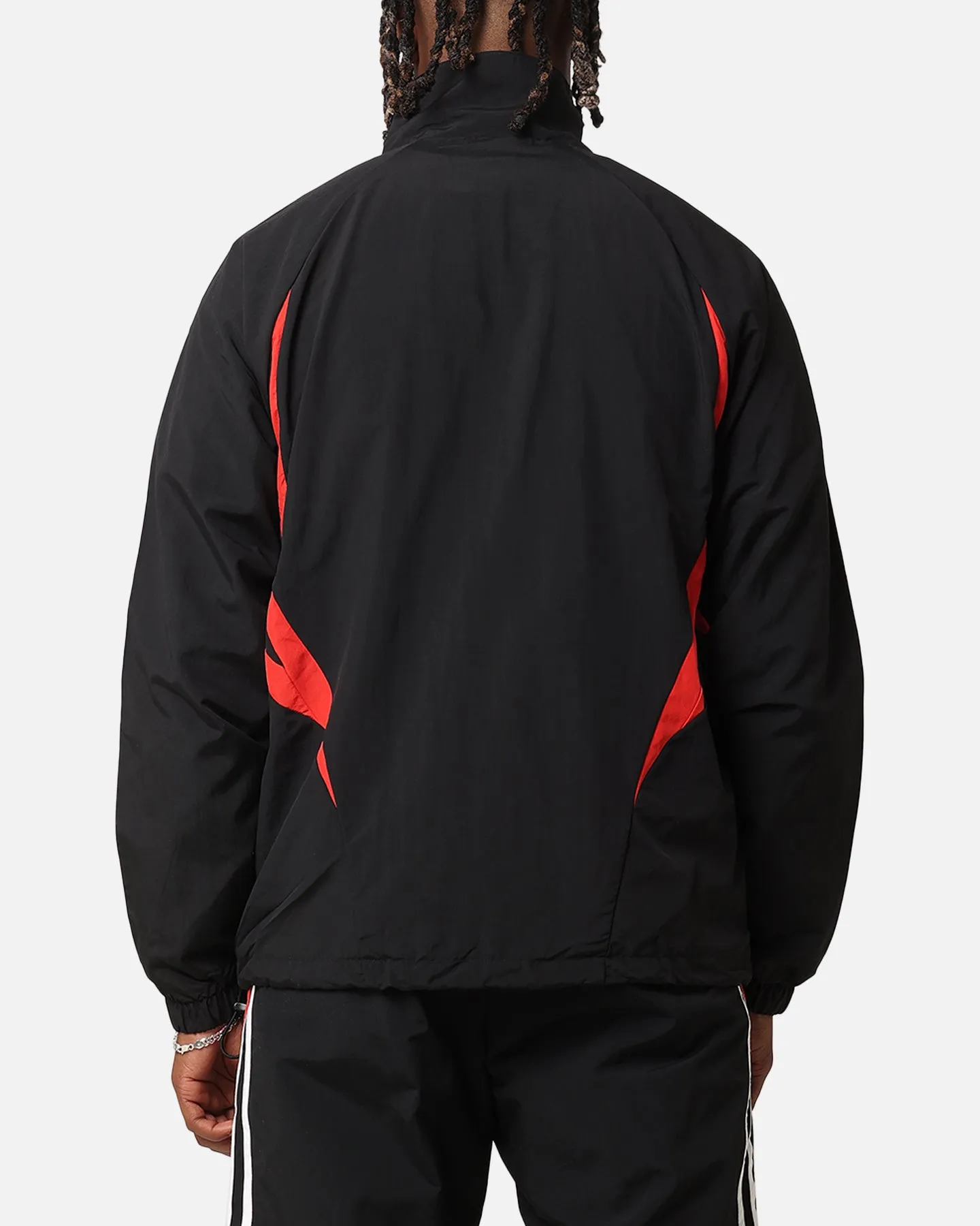 Recycled Material Adidas Archive Track Jacket Black/Better Scarlet