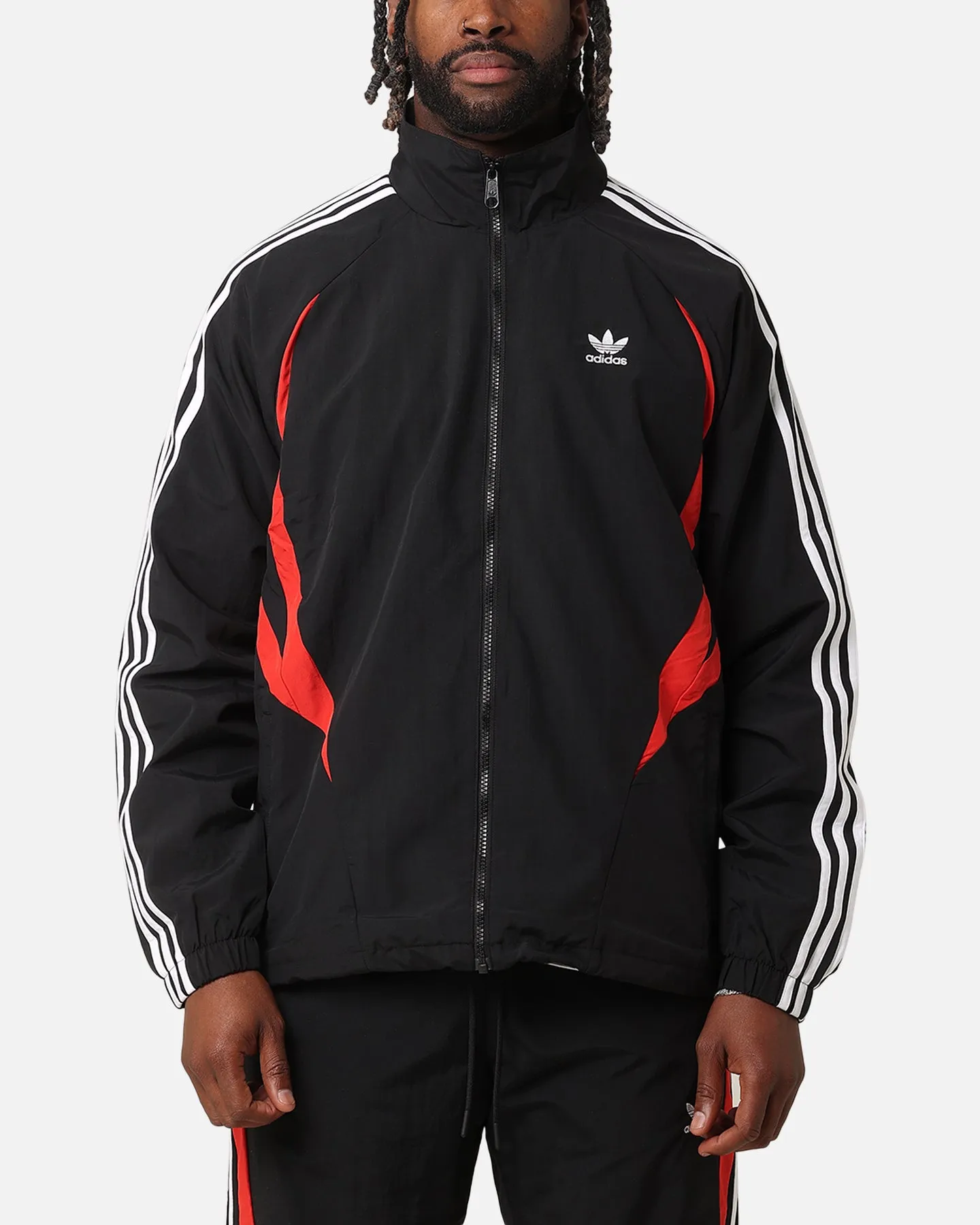 waiters Adidas Archive Track Jacket Black/Better Scarlet