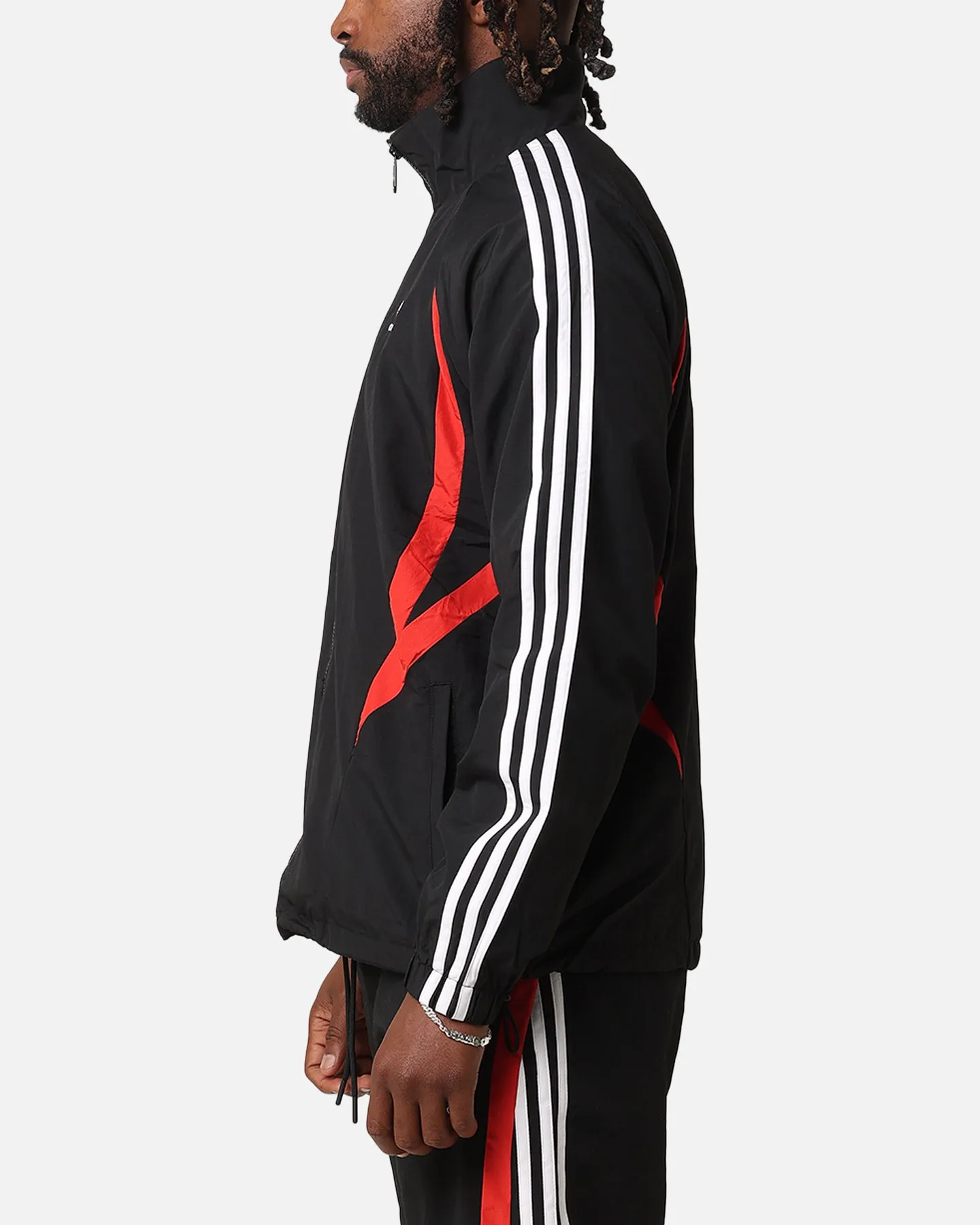 Adidas Archive Track Jacket Black/Better Scarlet Announce