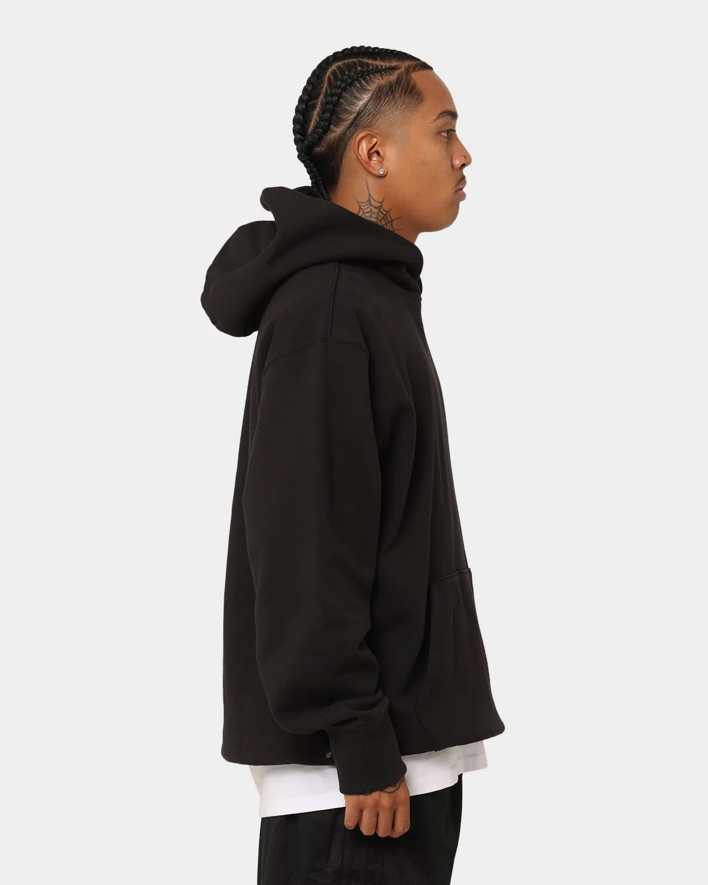 Adidas C French Terry Hoodie Black Easy Care Fabric