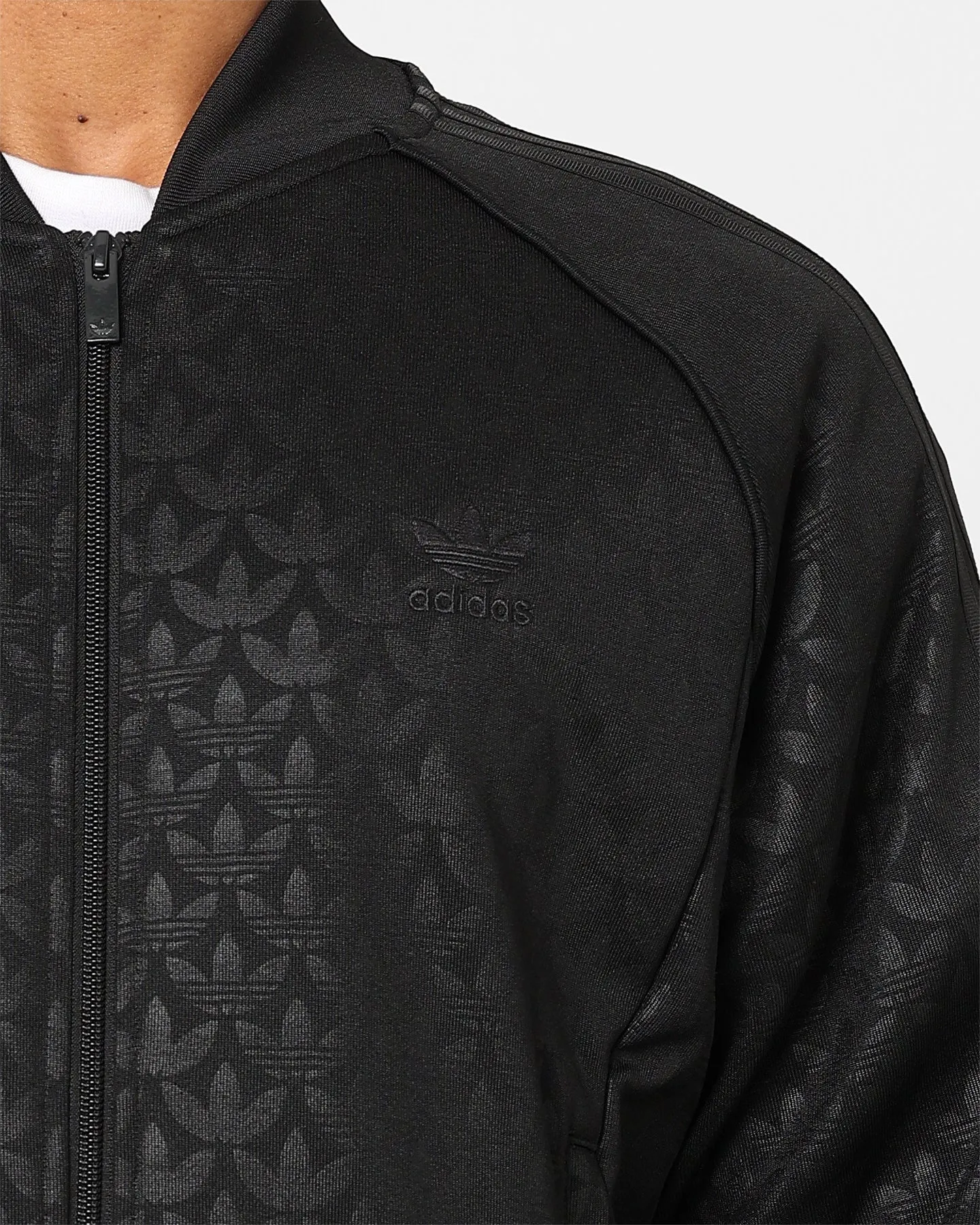 Adidas Graphics Monogram Straight Tracksuit Jacket Black cruelty - free