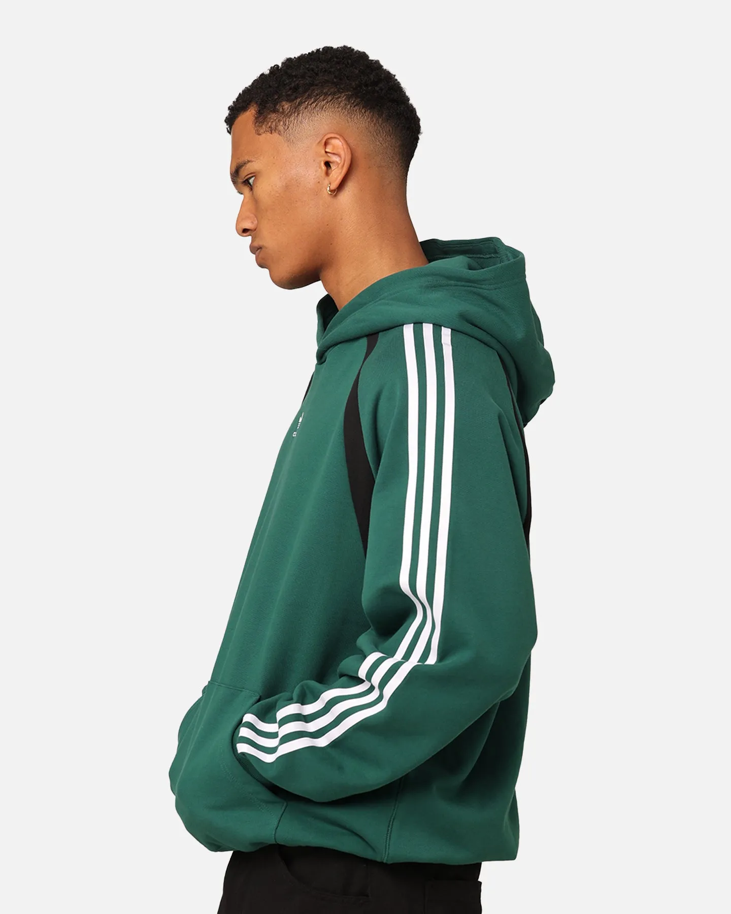 Office Style Position Adidas Oversized Hoodie Collegiate Green