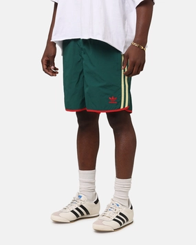 Adidas Adicolor Classics Sprinter Shorts Green/Yellow AdjustableDrawstring
