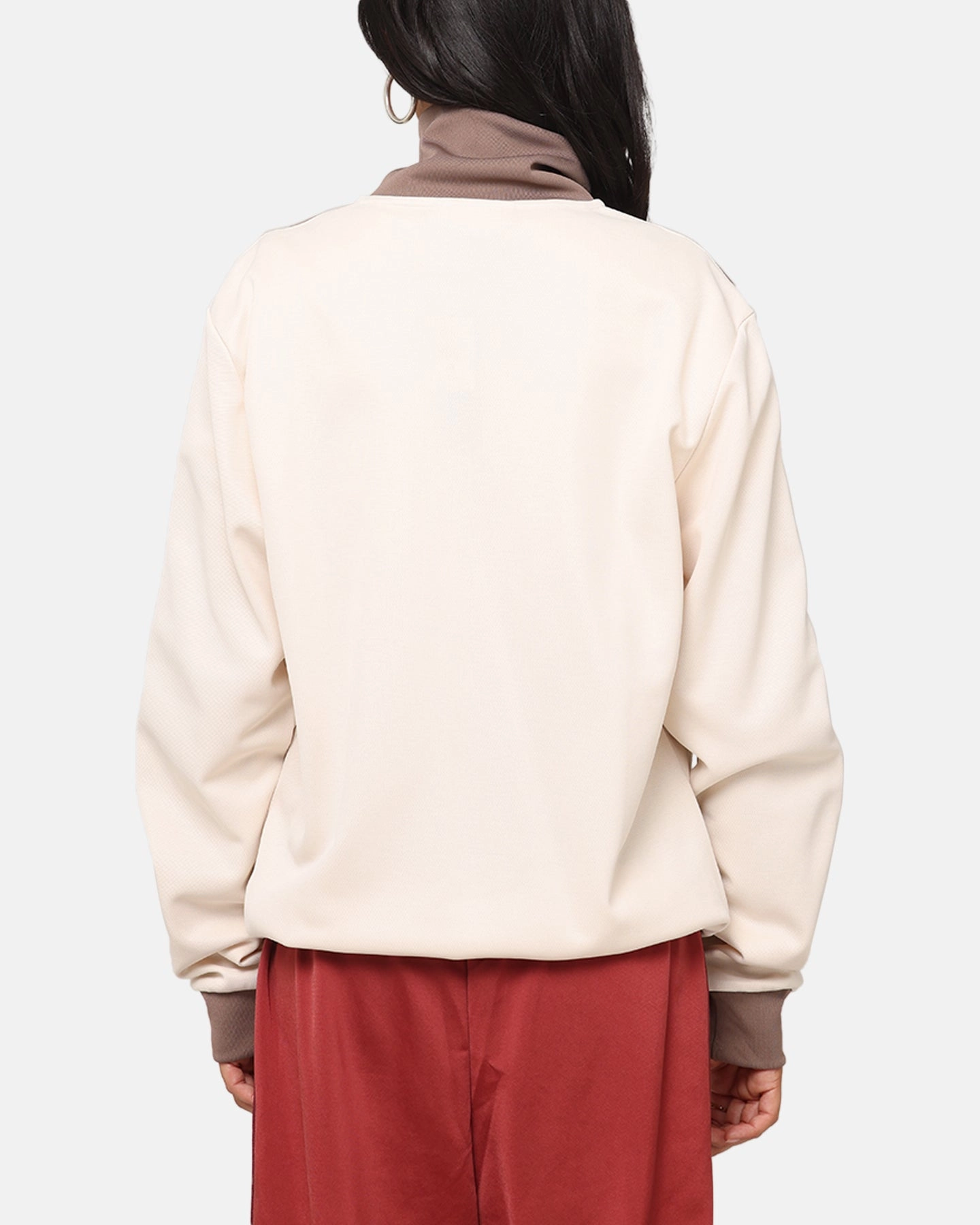 Adidas Adicolor Classics Track Top Wonder White Quilted Panels Sporty Style