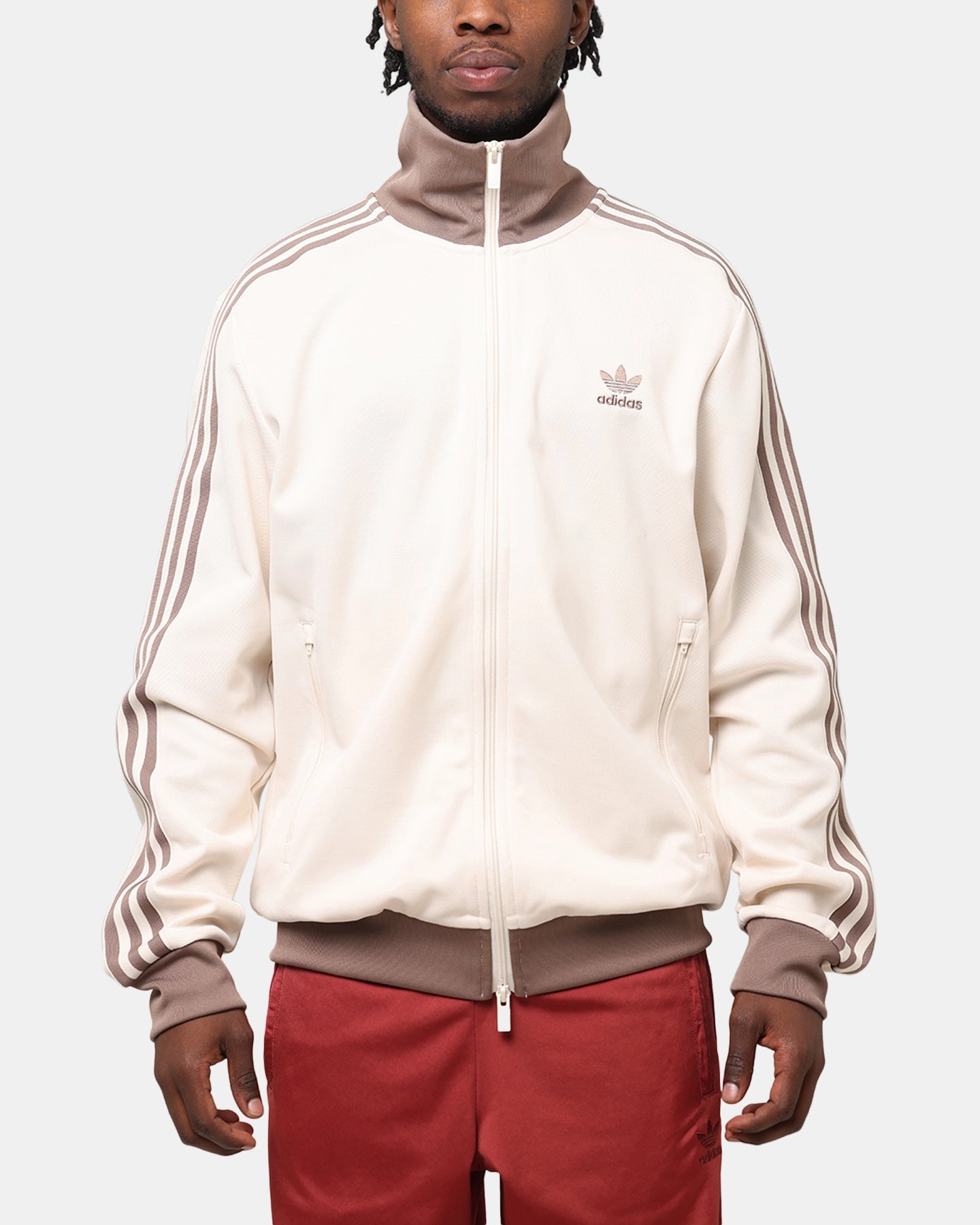 Negotiate Dynamic Feel Adidas Adicolor Classics Track Top Wonder White