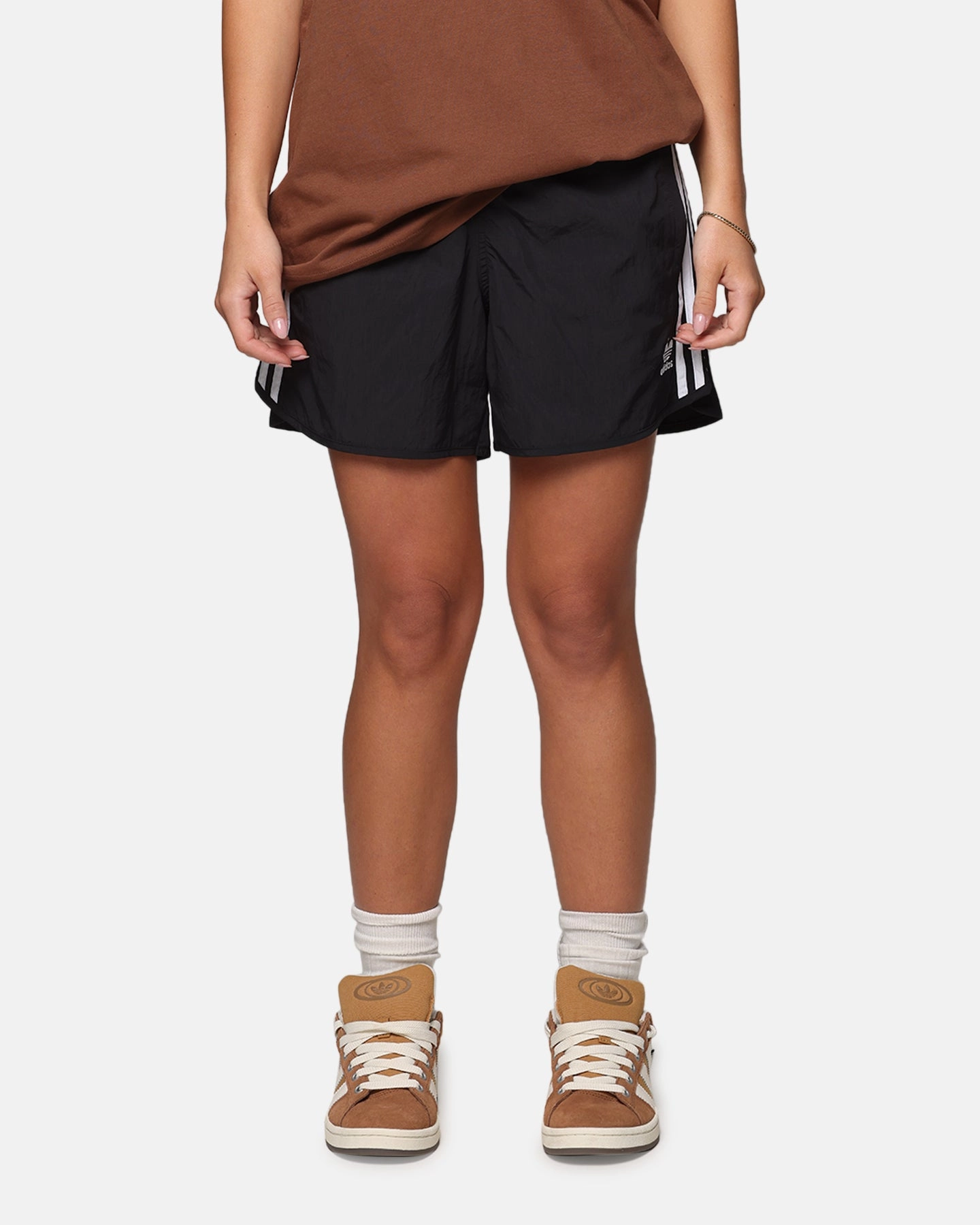 Flexible Side Panels Beachwear Adidas Adicolour Classic Sprinter Shorts Black