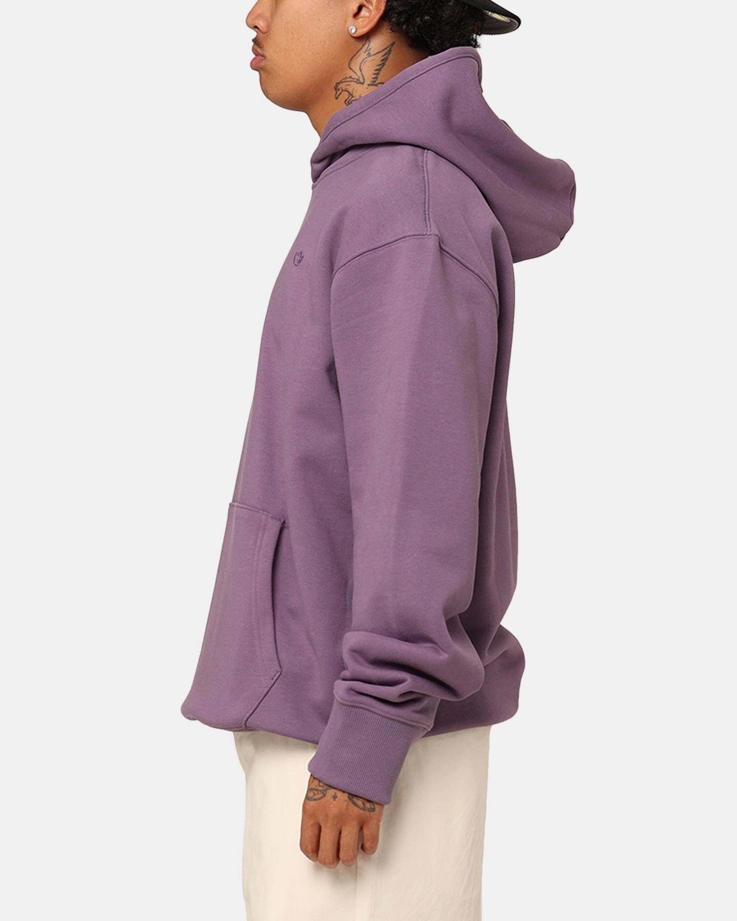 Anti-static GloveFriendly Cuff Design Adidas Adicolour Contempo French Terry Hoodie Shadow Violet