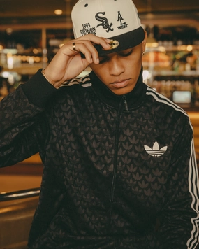 Reflective details Adidas Adicolour Polyester Track Top Jacket Black