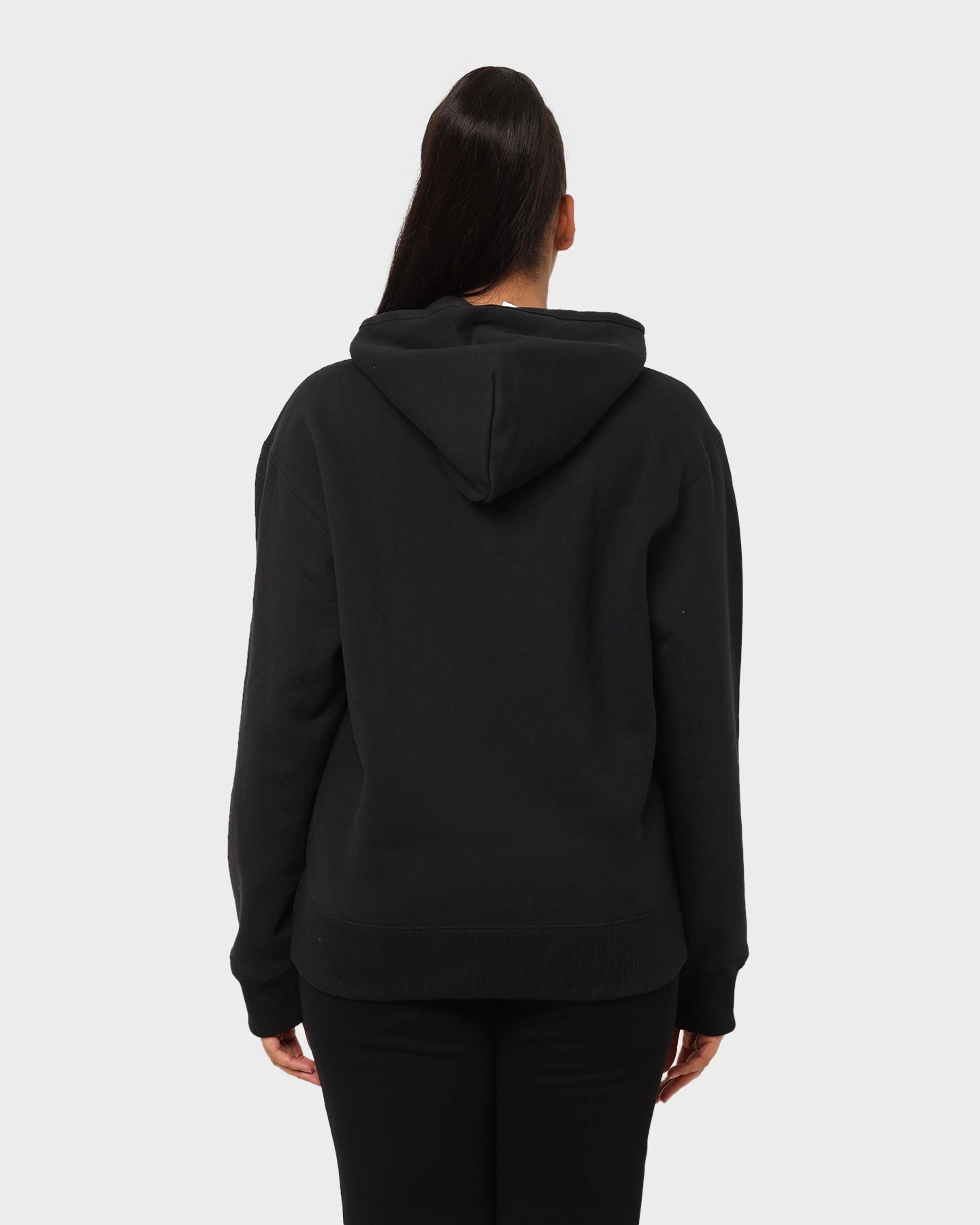 Lightweight Fill Adidas Adicolour Trefoil Hoodie Black