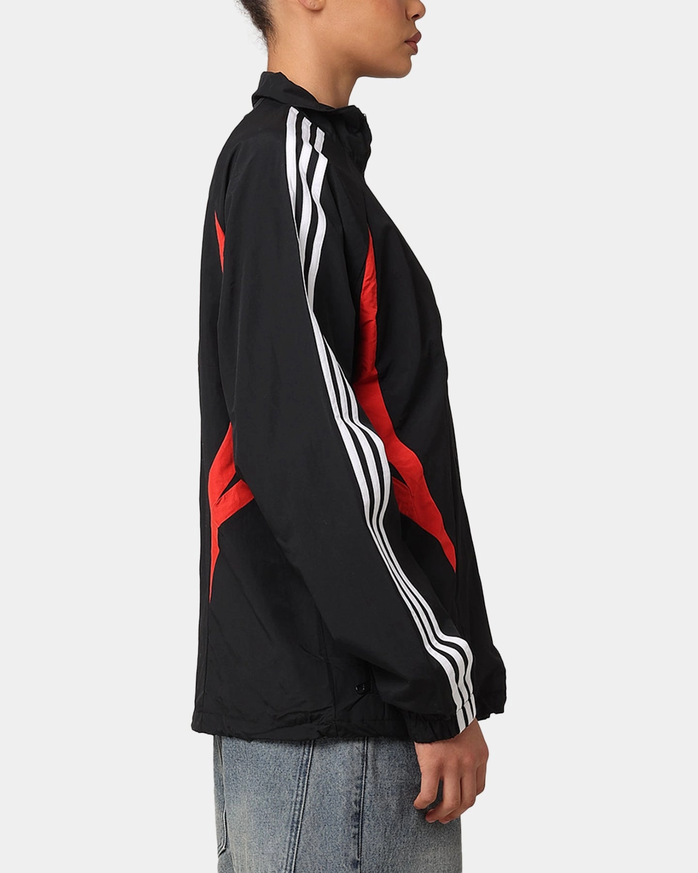 Adidas Archive Track Jacket Black/Better Scarlet Layered