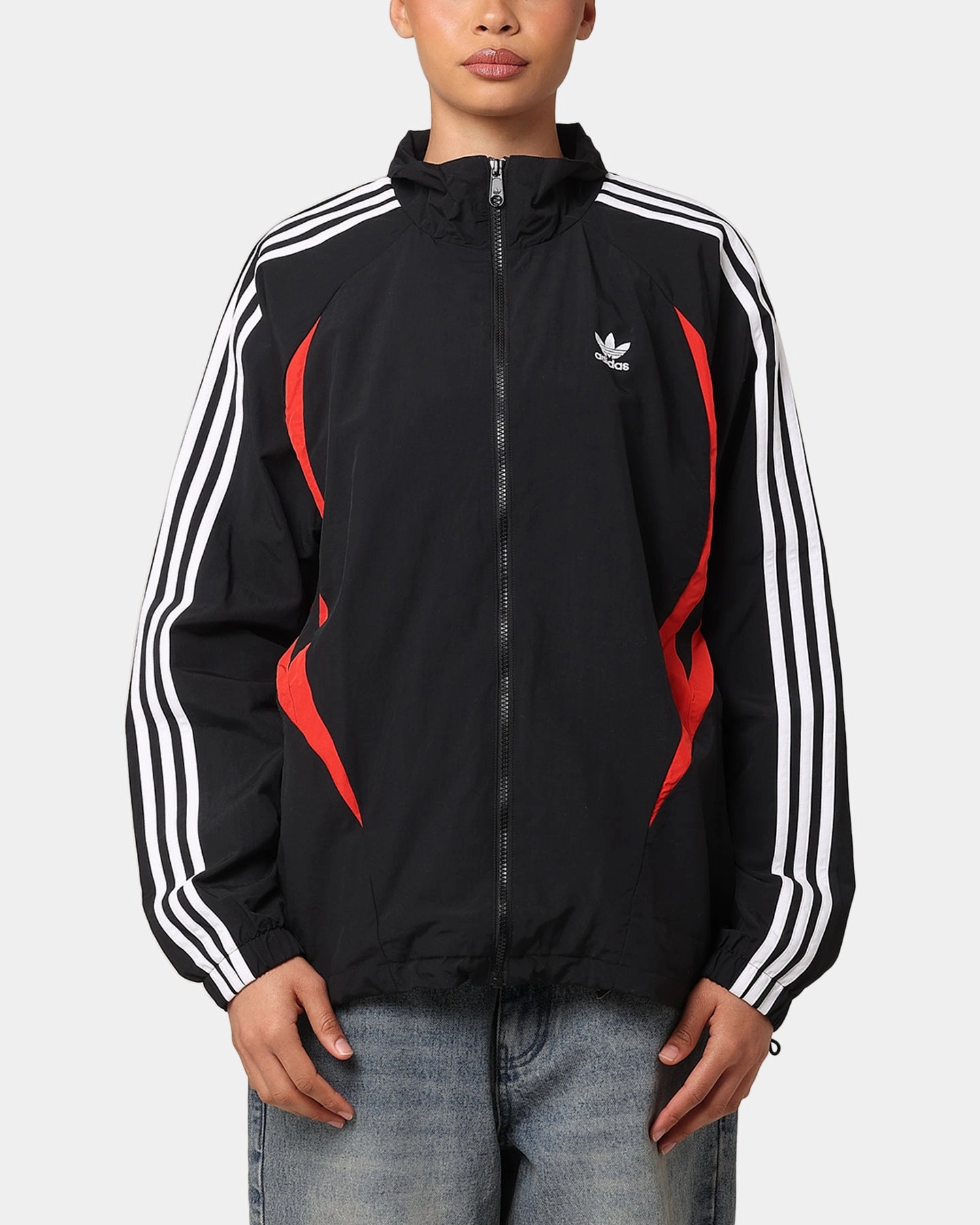Adidas Archive Track Jacket Black/Better Scarlet popular in America