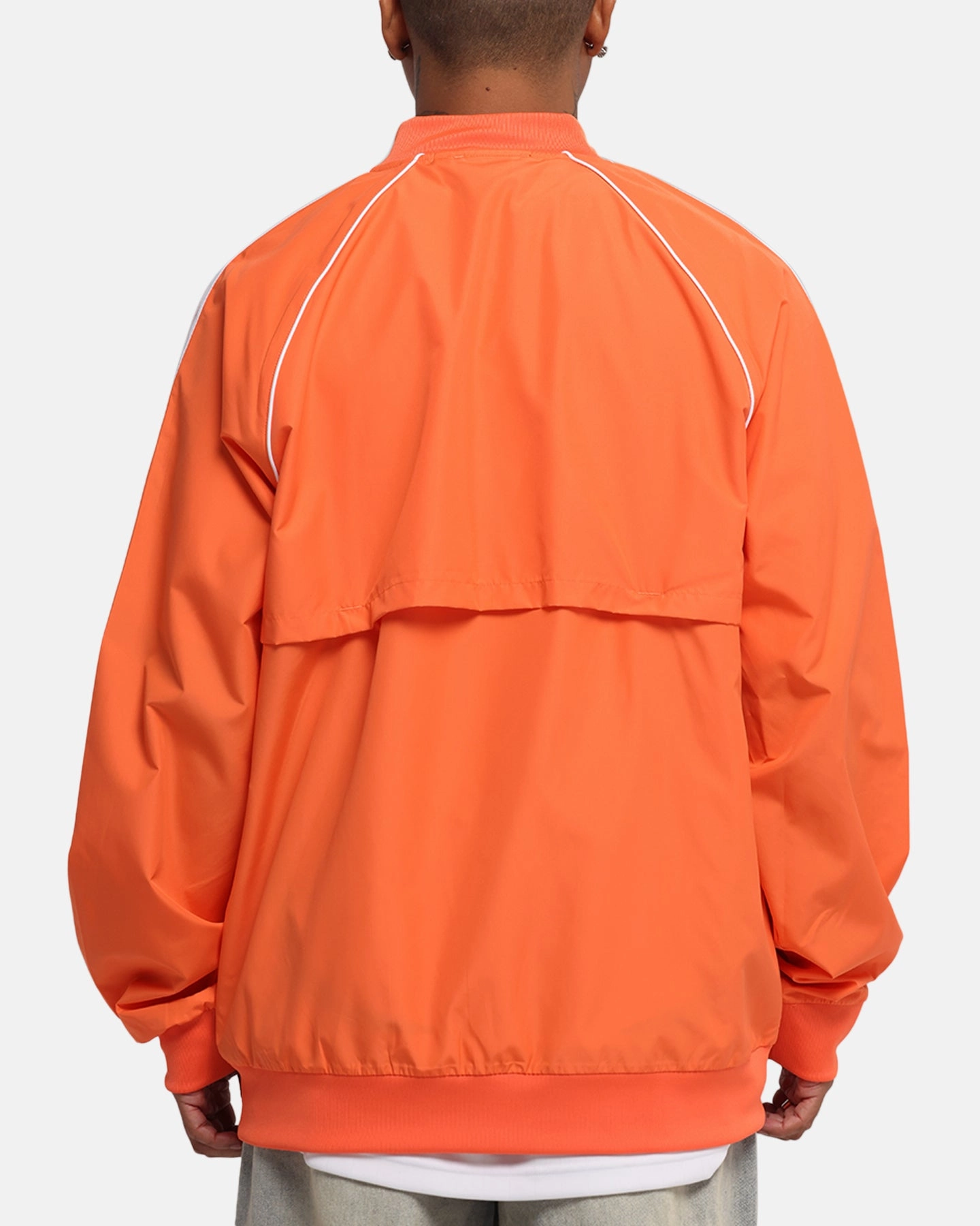 Adidas Archive Track Jacket Orange Adaptive Temperature Control Tear Resistant Fabric