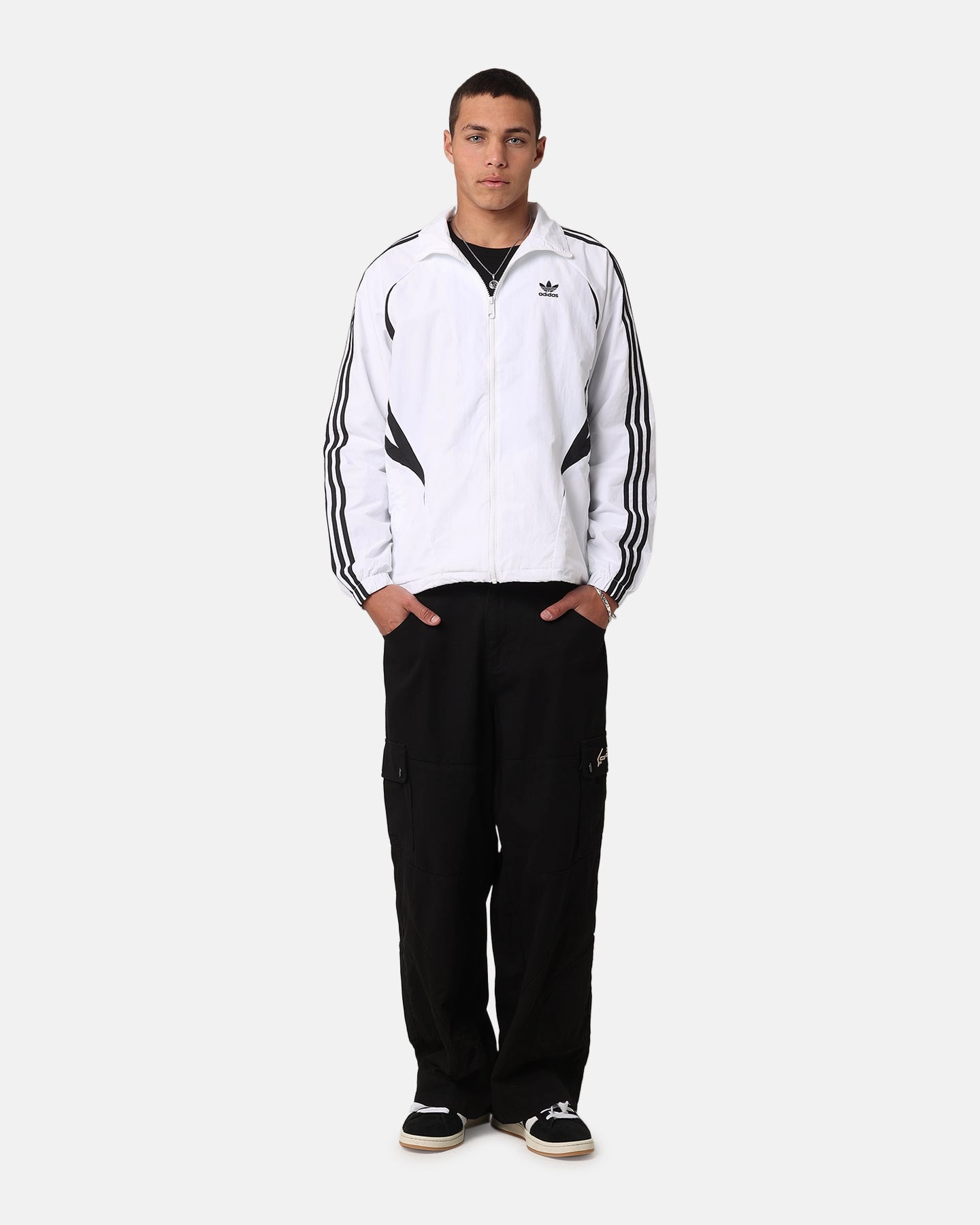 Adidas Archive Track Jacket White/Black Mindfulness slim