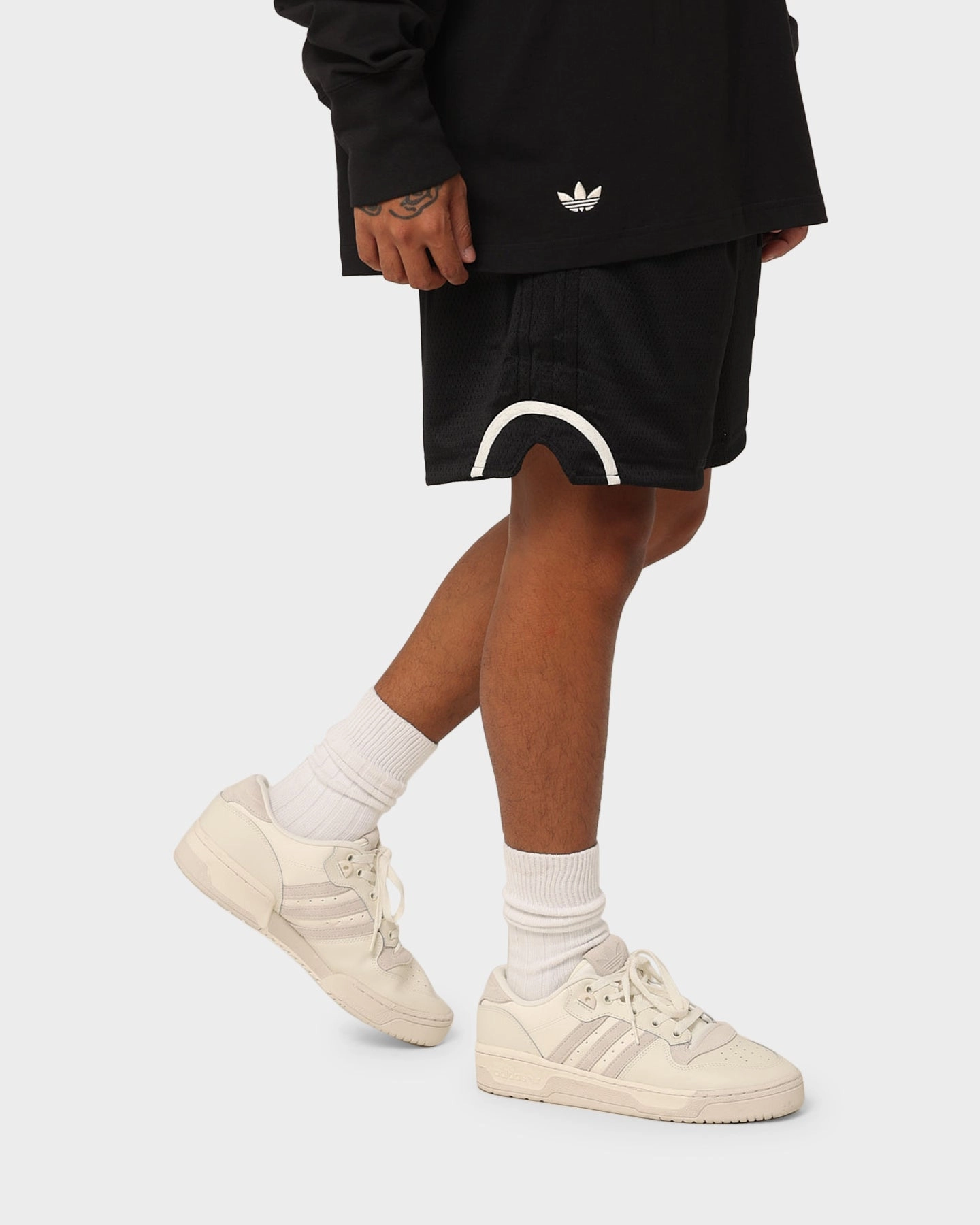 Travel Clothing Breathable mesh Adidas Basketball Mesh Shorts Black/Silver