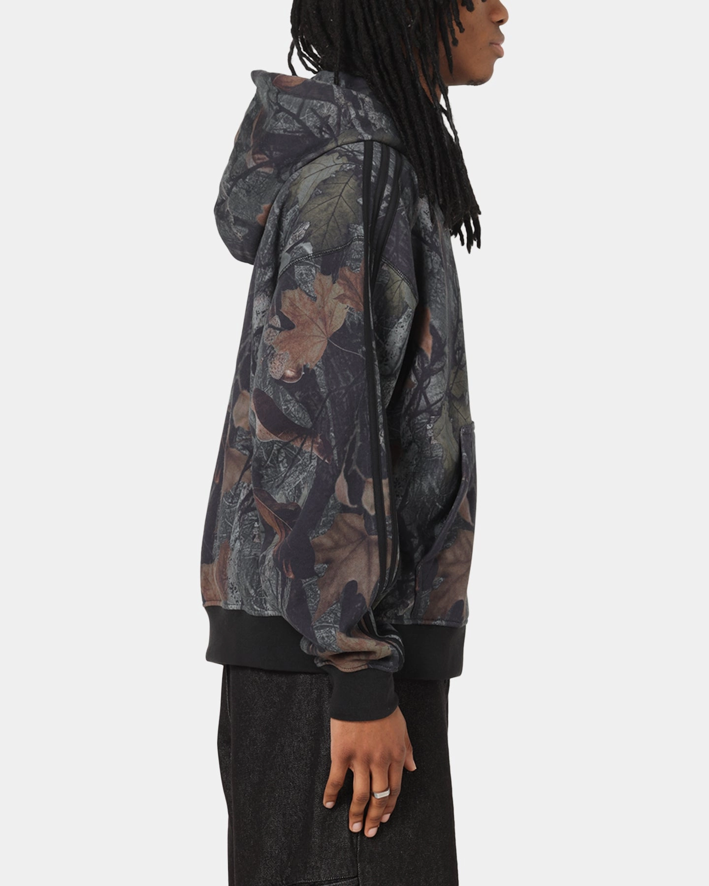 Adidas Camo Zip Up Hoodie Black Armadillo like