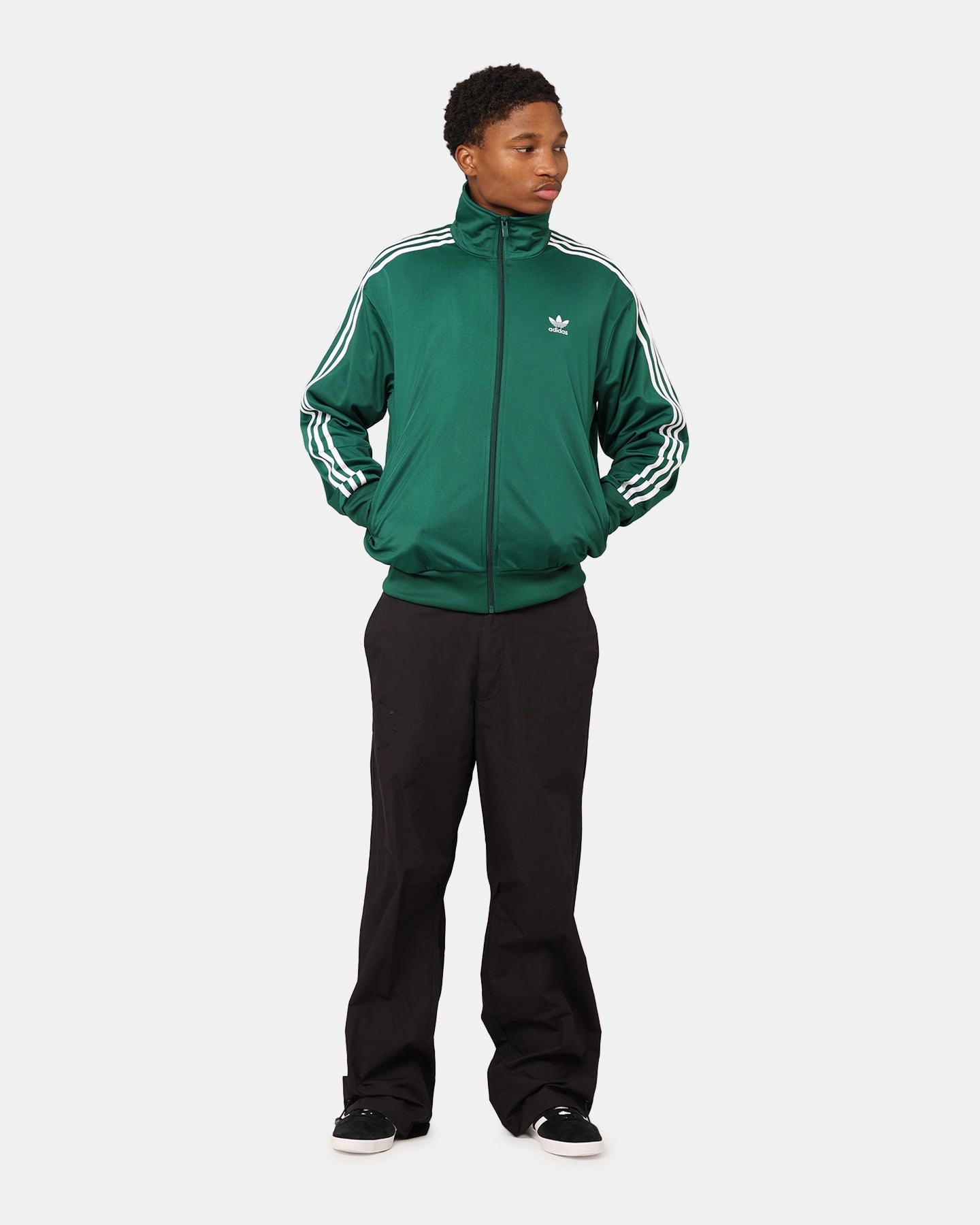 Adidas Classics Firebird Track Jacket Green Quick Adjust Straps