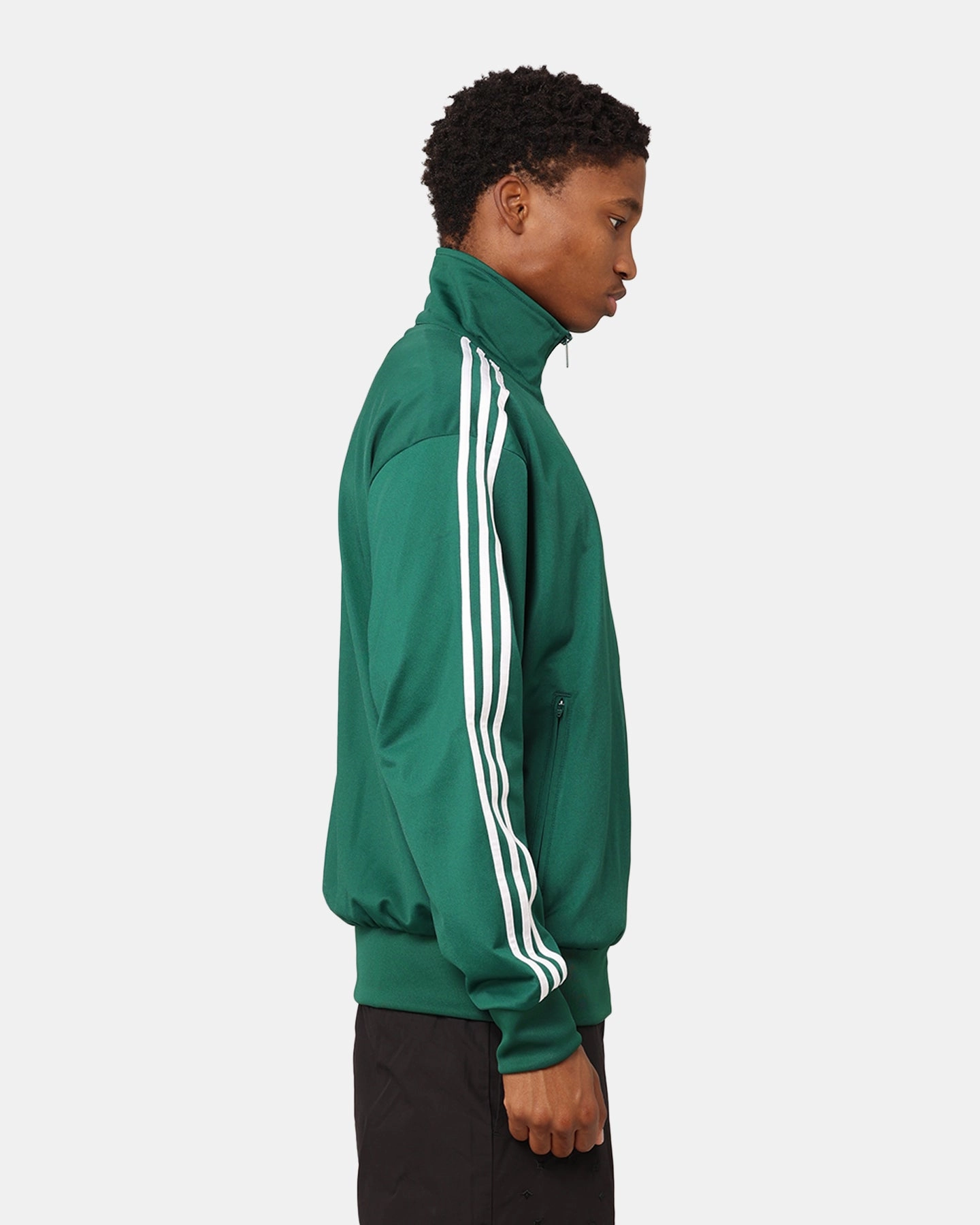 Adidas Classics Firebird Track Jacket Green Adjustable Waistband