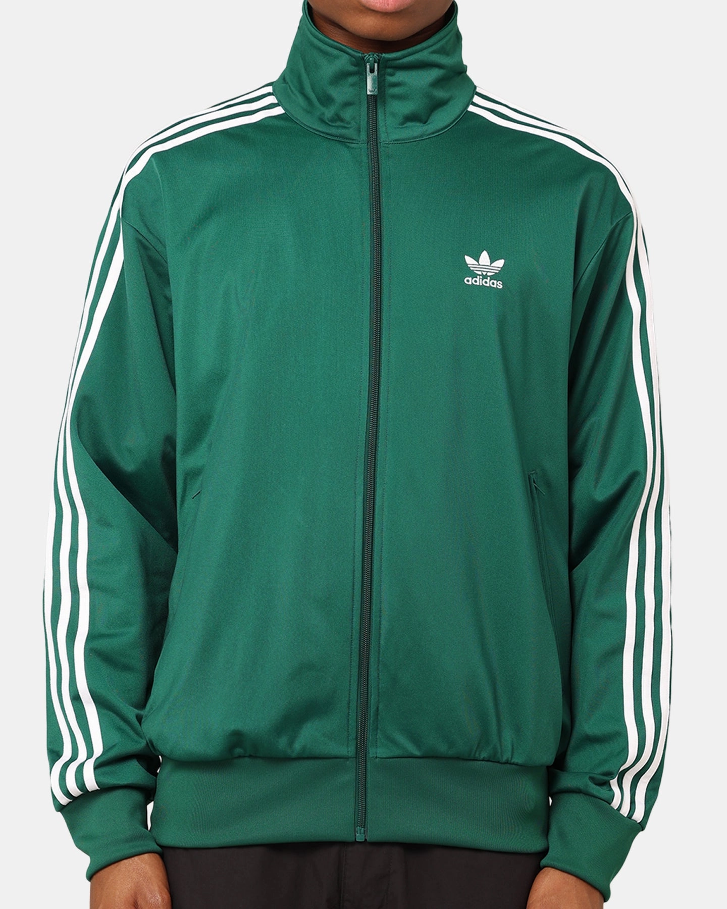 Adidas Classics Firebird Track Jacket Green Soft inner layer summer season