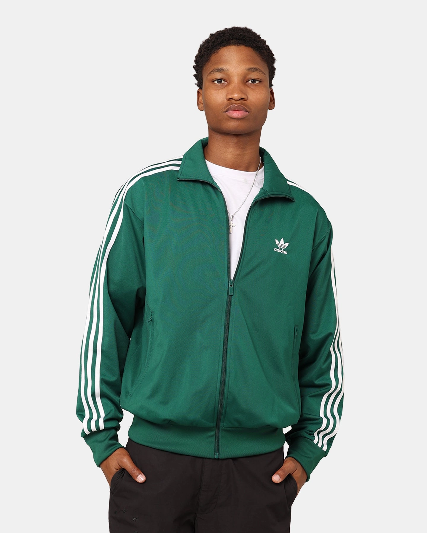 Adidas Classics Firebird Track Jacket Green Neutral Comfort Hook and loop fasteners