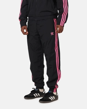 Adidas Firebird Pants Black/Lucid Pink SoftTouchFinish Basic Stretch