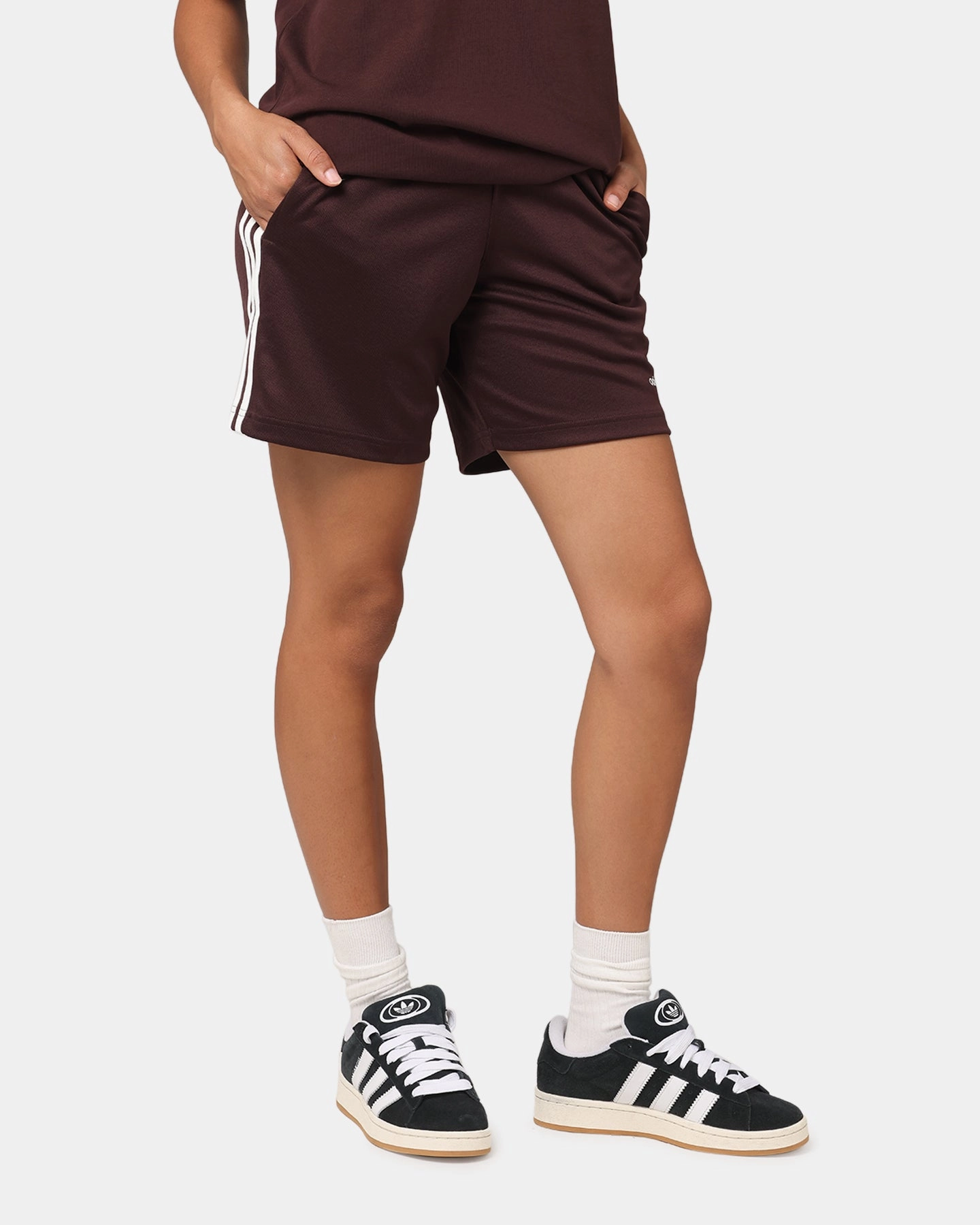 Multi Directional Flex Zones Jogging Ready Adidas Football Shorts Brown