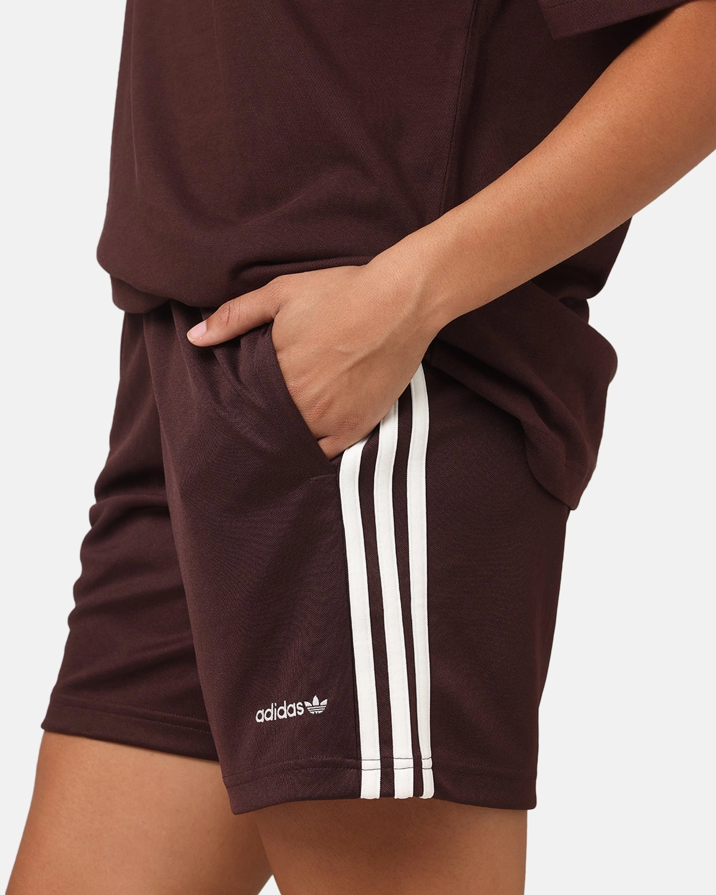 Daily Fit athletic clothing Adidas Football Shorts Brown