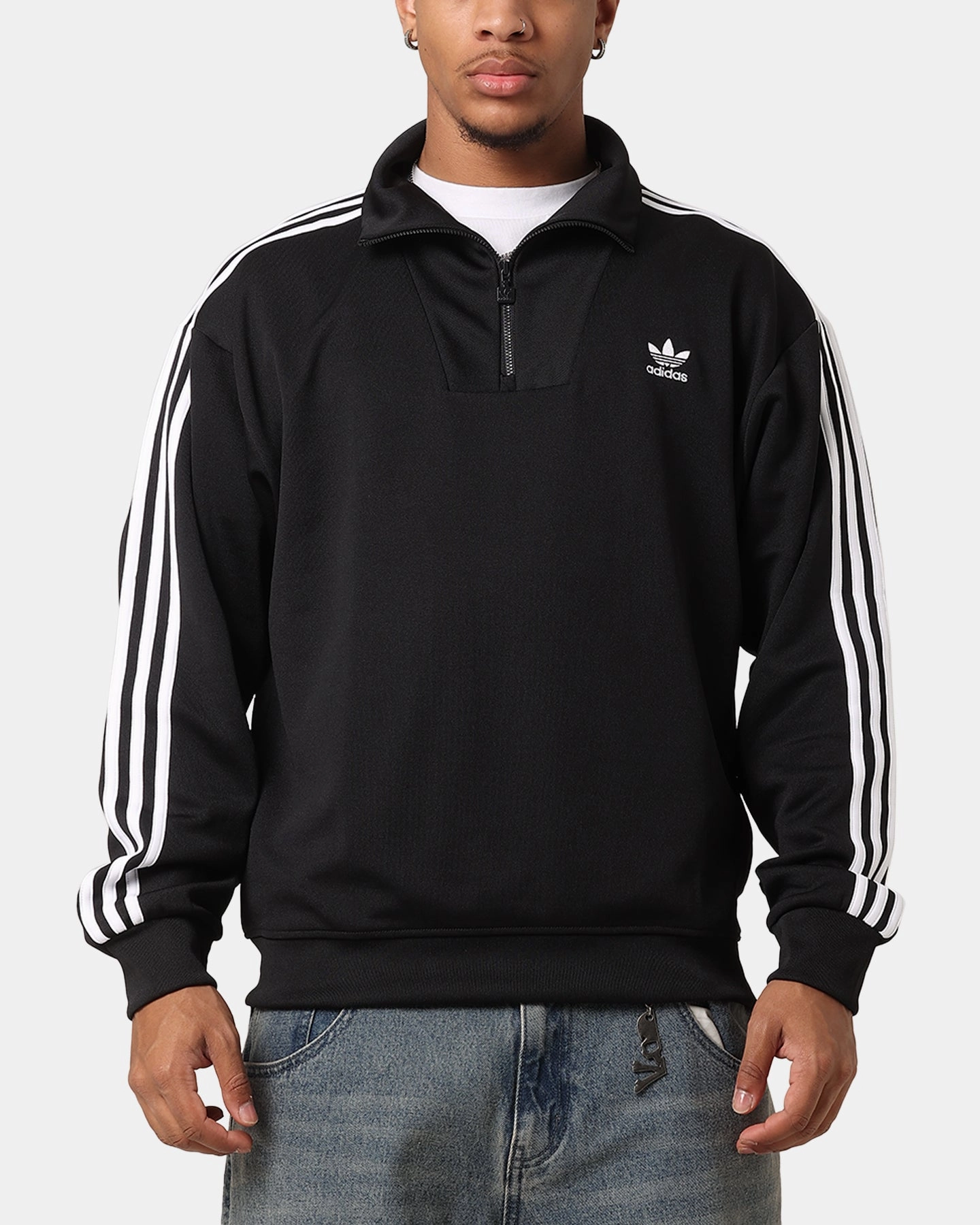Adidas Funnel Neck Track Jacket Black adults