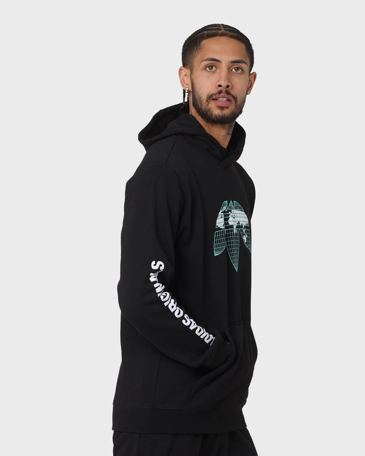 Promulgate high-end Adidas Graphics United Hoodie Black