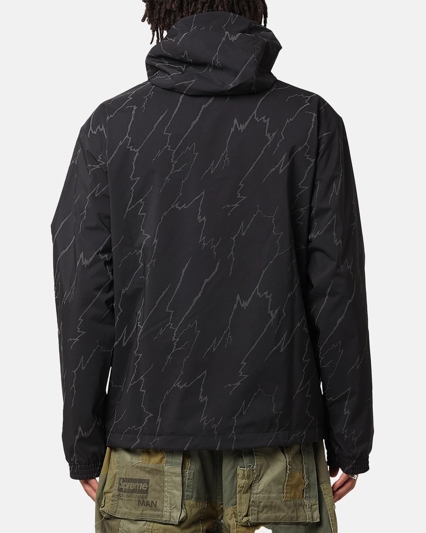 Adidas Lightening Windbreaker Jacket Black Talent