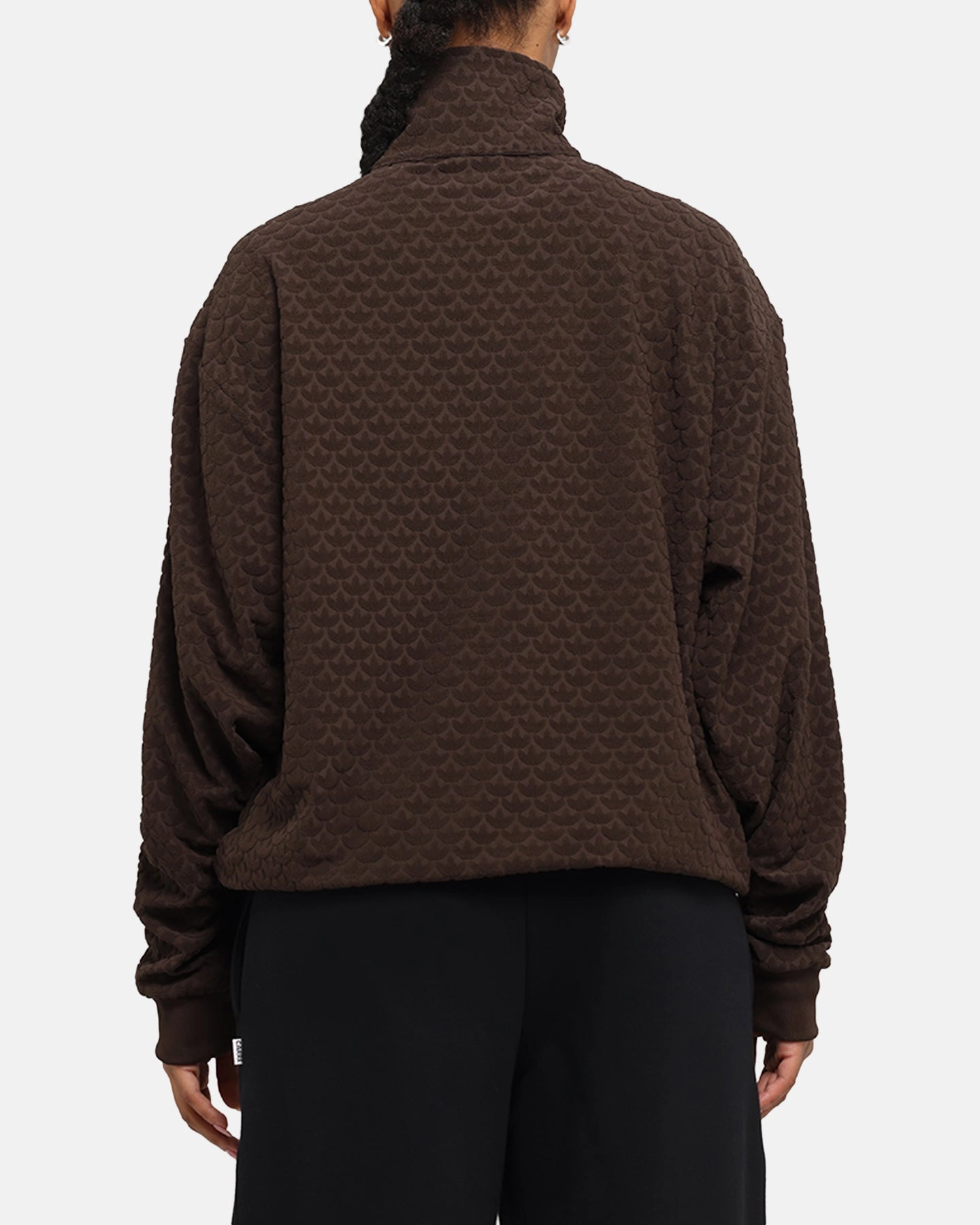 Shampoo Compact Packable Design Adidas Monogram Track Top Jacket Dark Brown