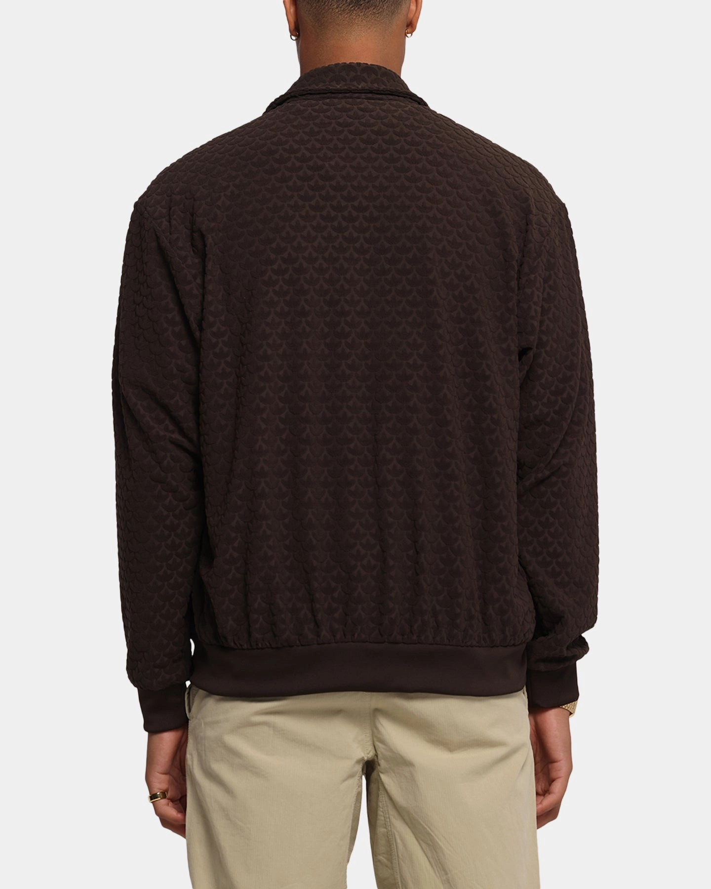 Fedora hunters Adidas Monogram Track Top Jacket Dark Brown