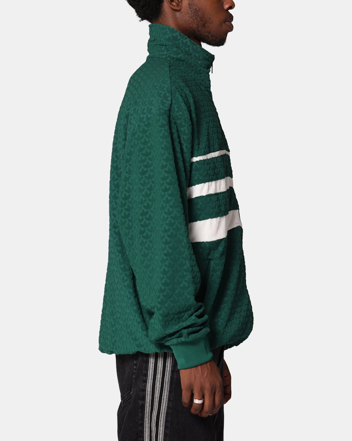 Adidas Monogram Track Top Jacket Green Convertible Features