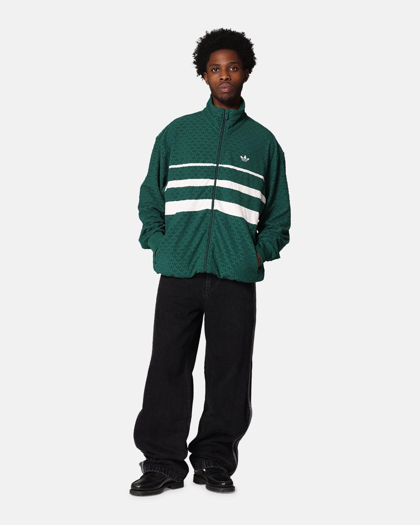 starlight Adidas Monogram Track Top Jacket Green