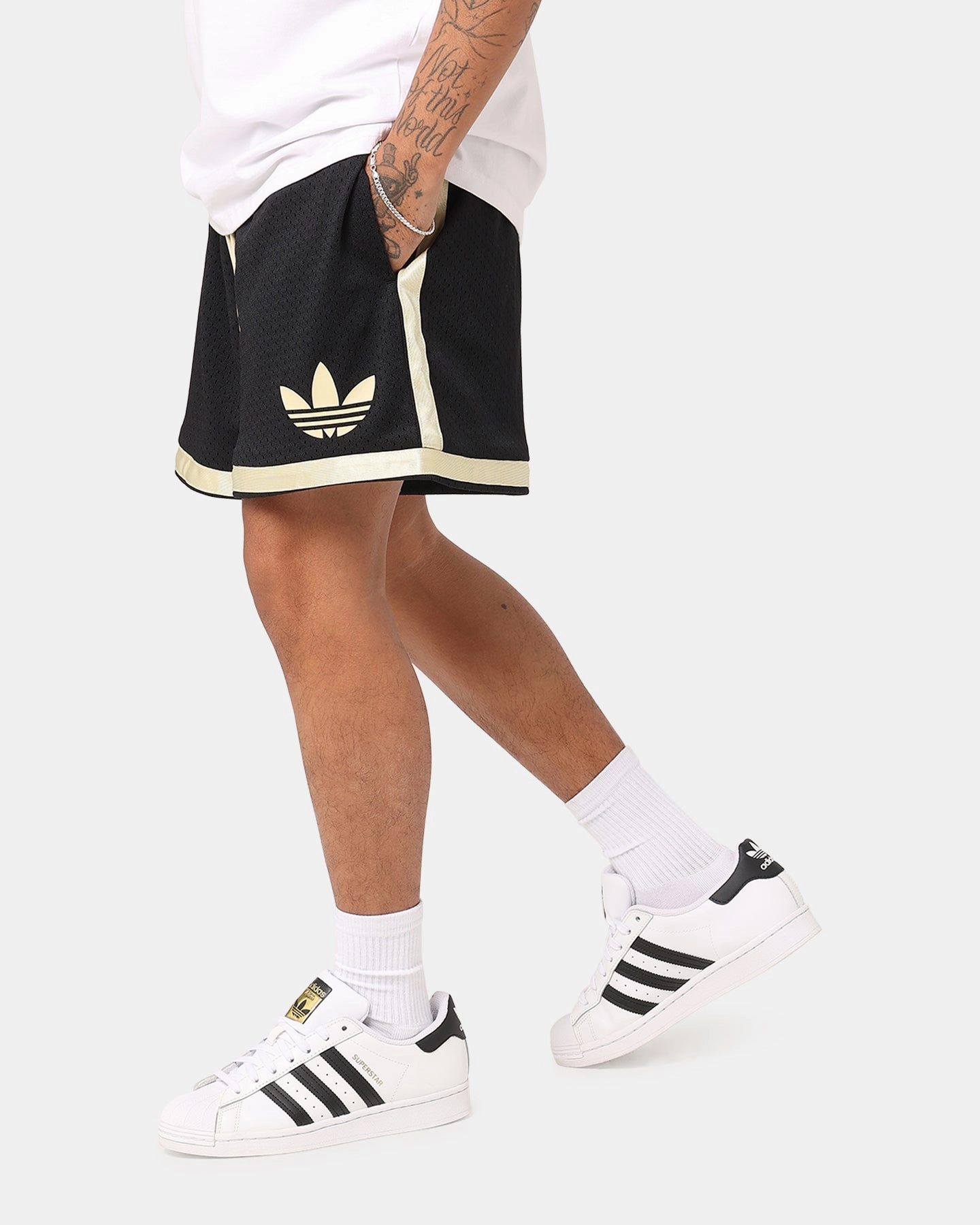 Easy Breezy Eco Friendly Dye Adidas OG Shorts Black