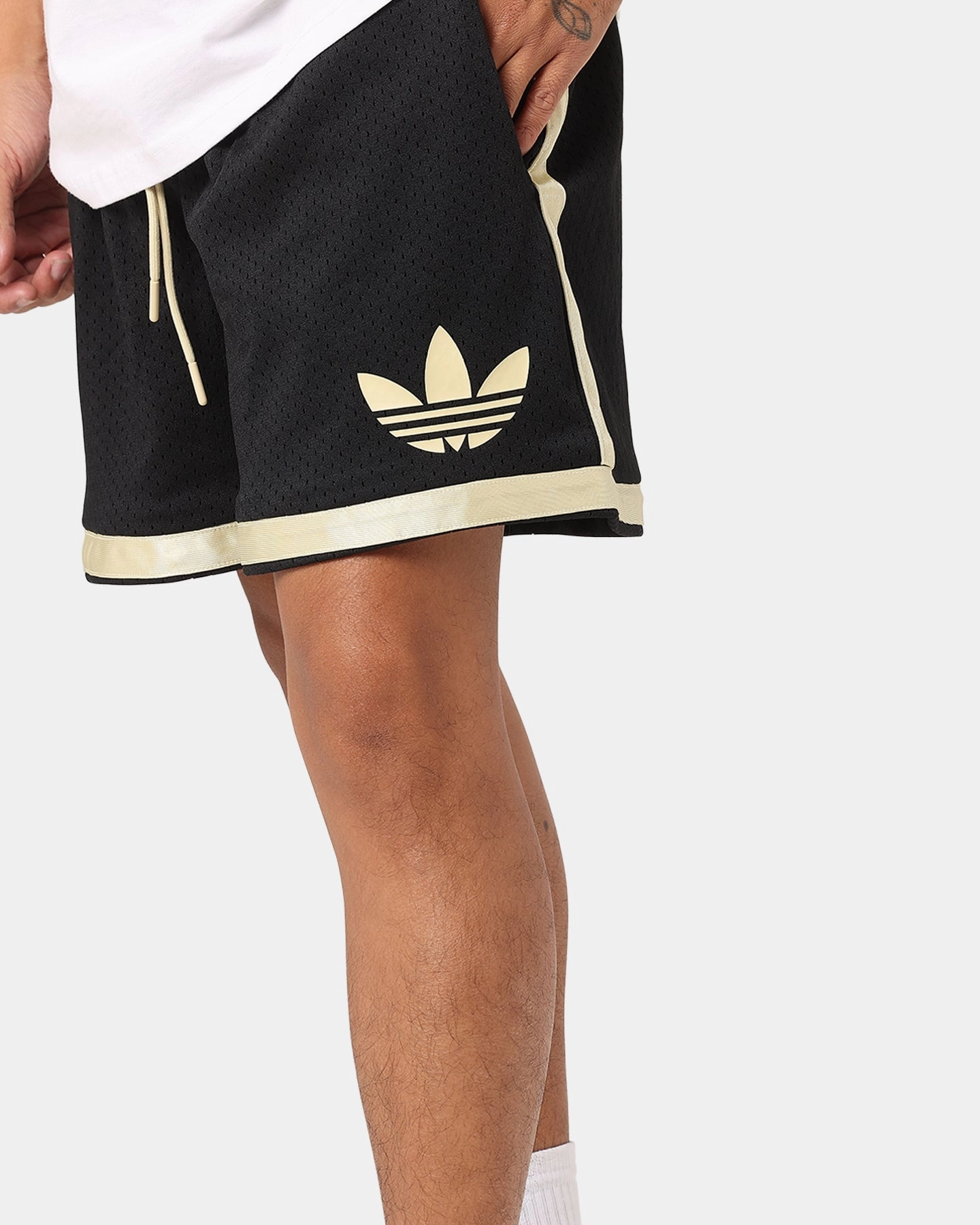 Adidas OG Shorts Black Chic Look Snag Free Fabric Technology