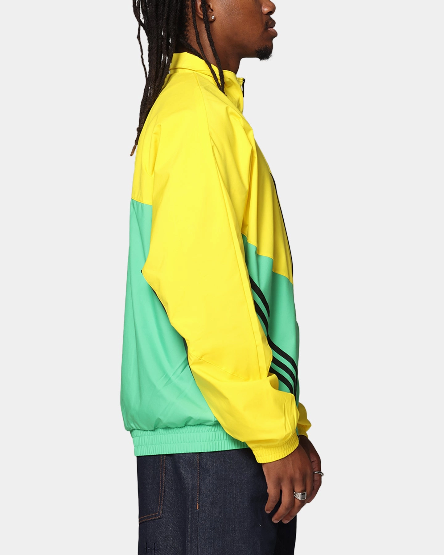 Adidas Originals Track Top Jacket Green/Yellow dry-cleanable Mountain