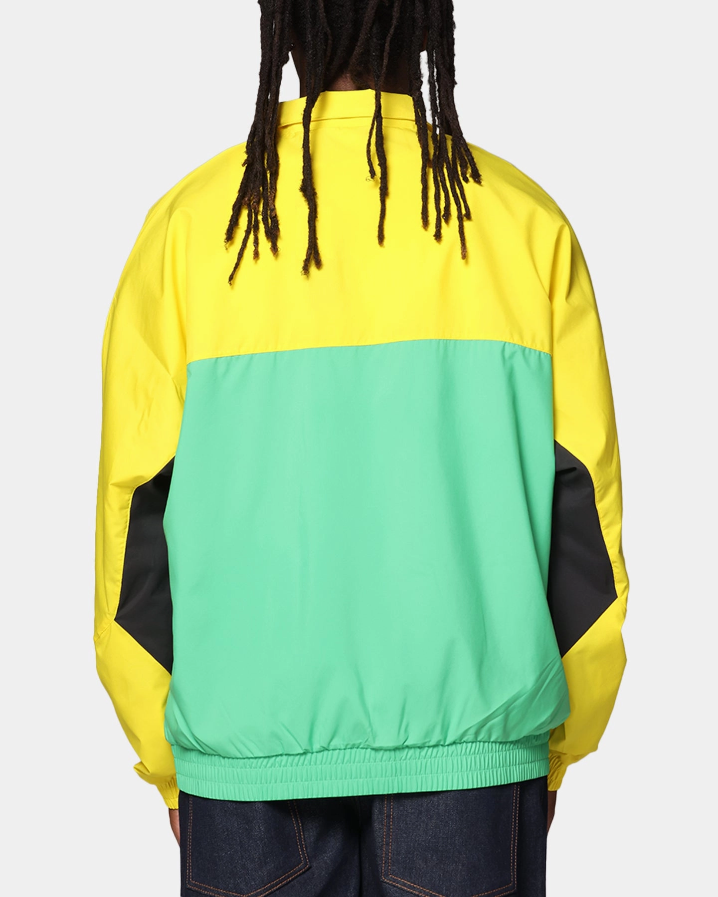 Convertible Design sunrise Adidas Originals Track Top Jacket Green/Yellow