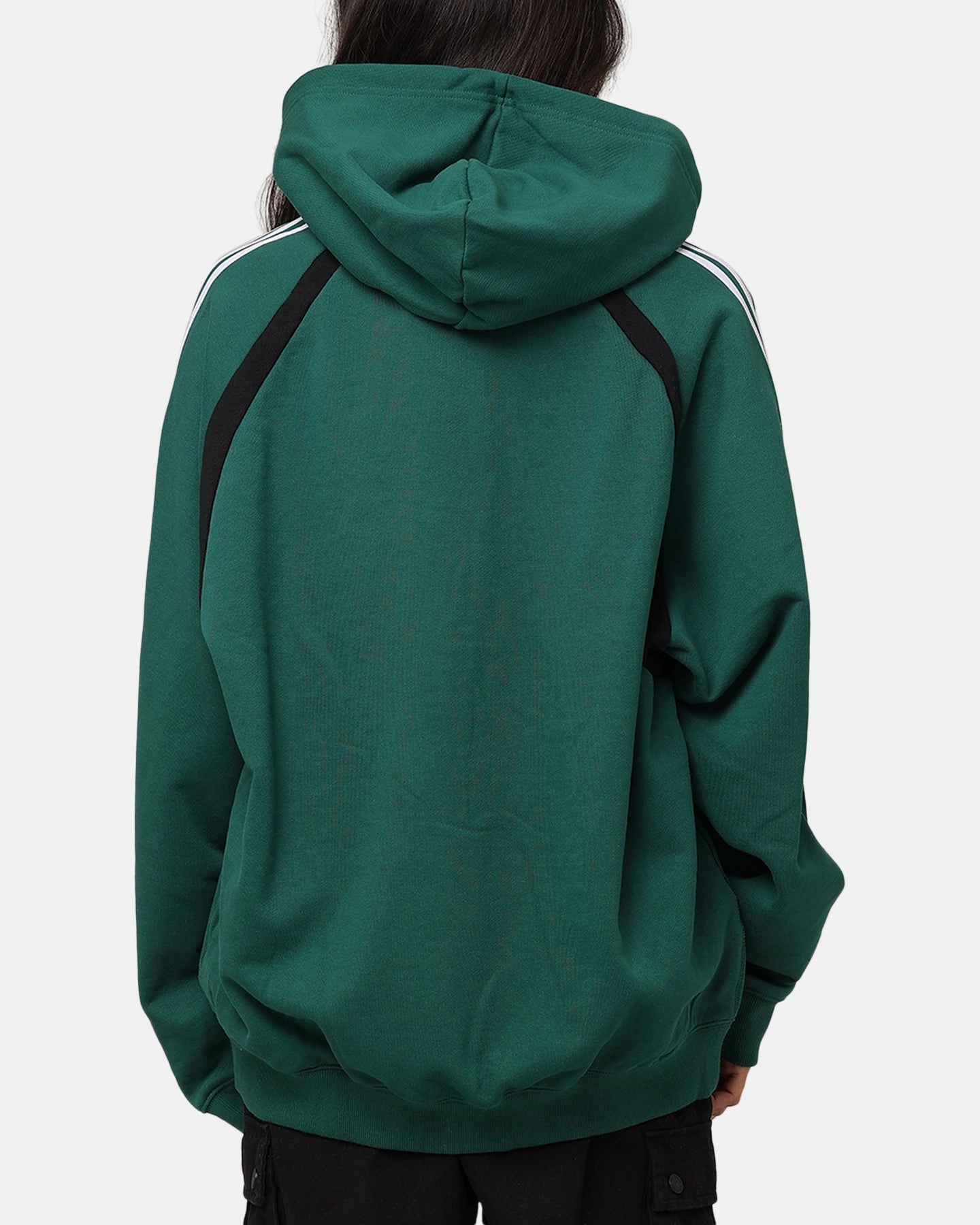 Adidas Oversized Hoodie Collegiate Green Layer Essential Mousse