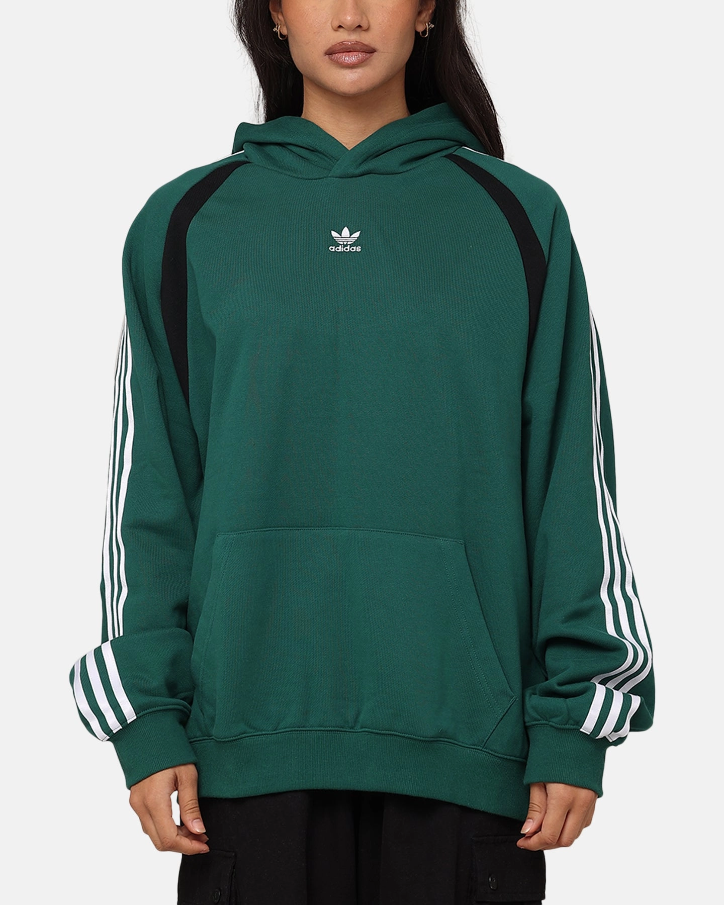 Adidas Oversized Hoodie Collegiate Green business people High Visibility Elements