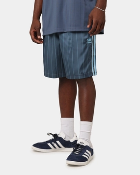 Anti Pilling Surface Secure Zipper Closure Adidas Pinstripe Sprinter Shorts Preloved Ink